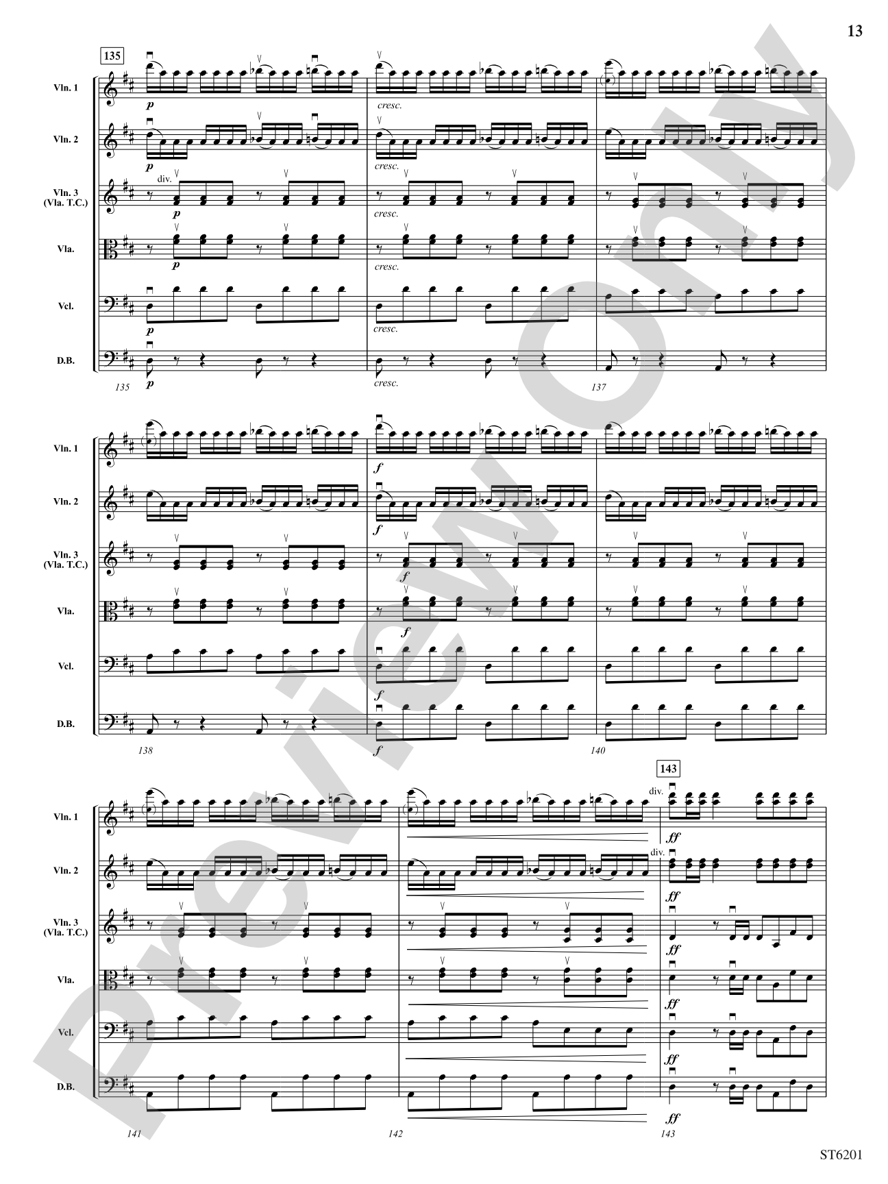 Overture to Semiramide: Score