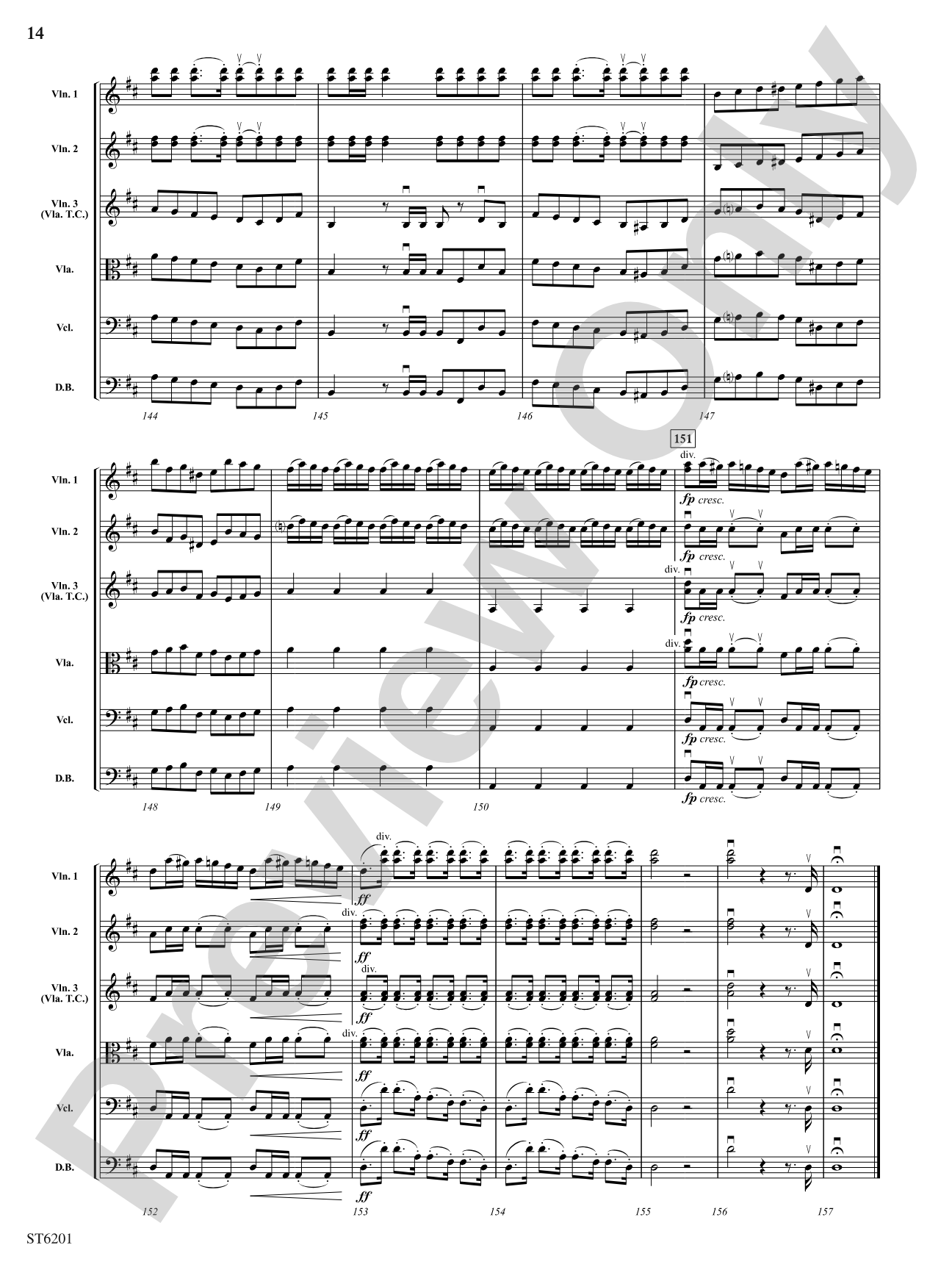Overture to Semiramide: Score