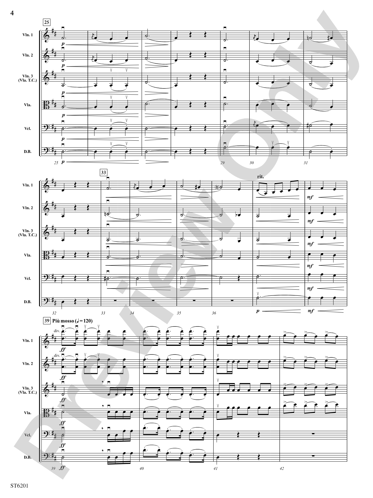 Overture to Semiramide: Score