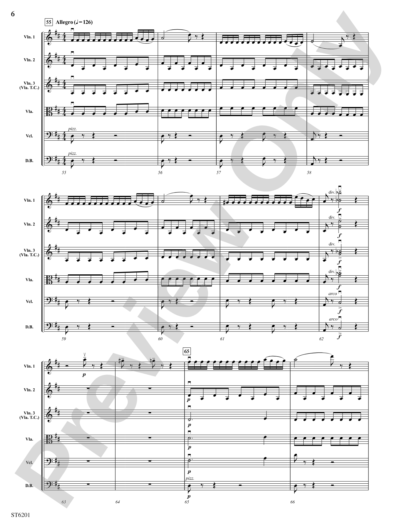 Overture to Semiramide: Score