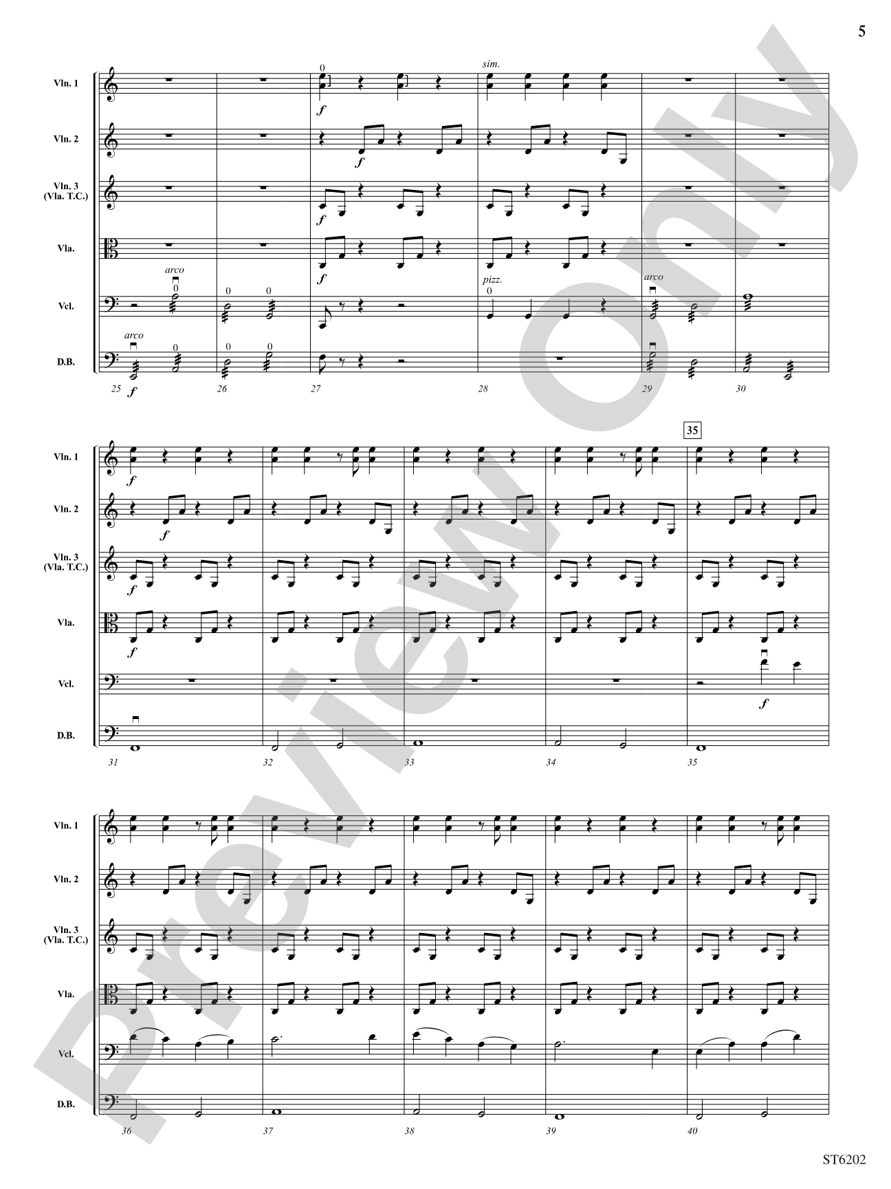 Ghost Carnival: String Orchestra Conductor Score & Parts