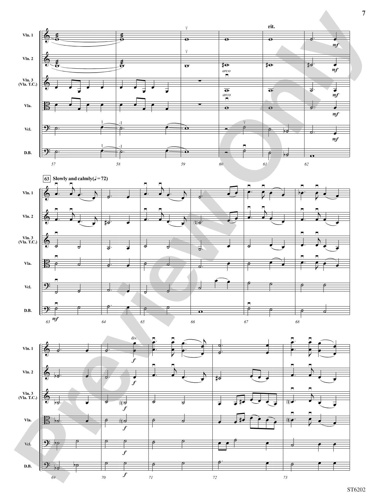 Ghost Carnival: String Orchestra Conductor Score & Parts