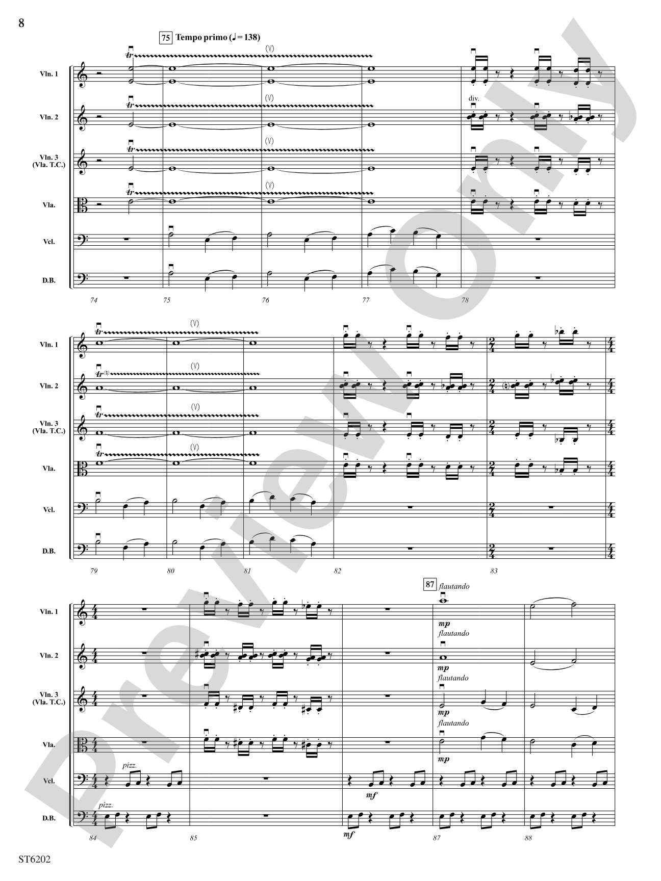 Ghost Carnival: String Orchestra Conductor Score & Parts