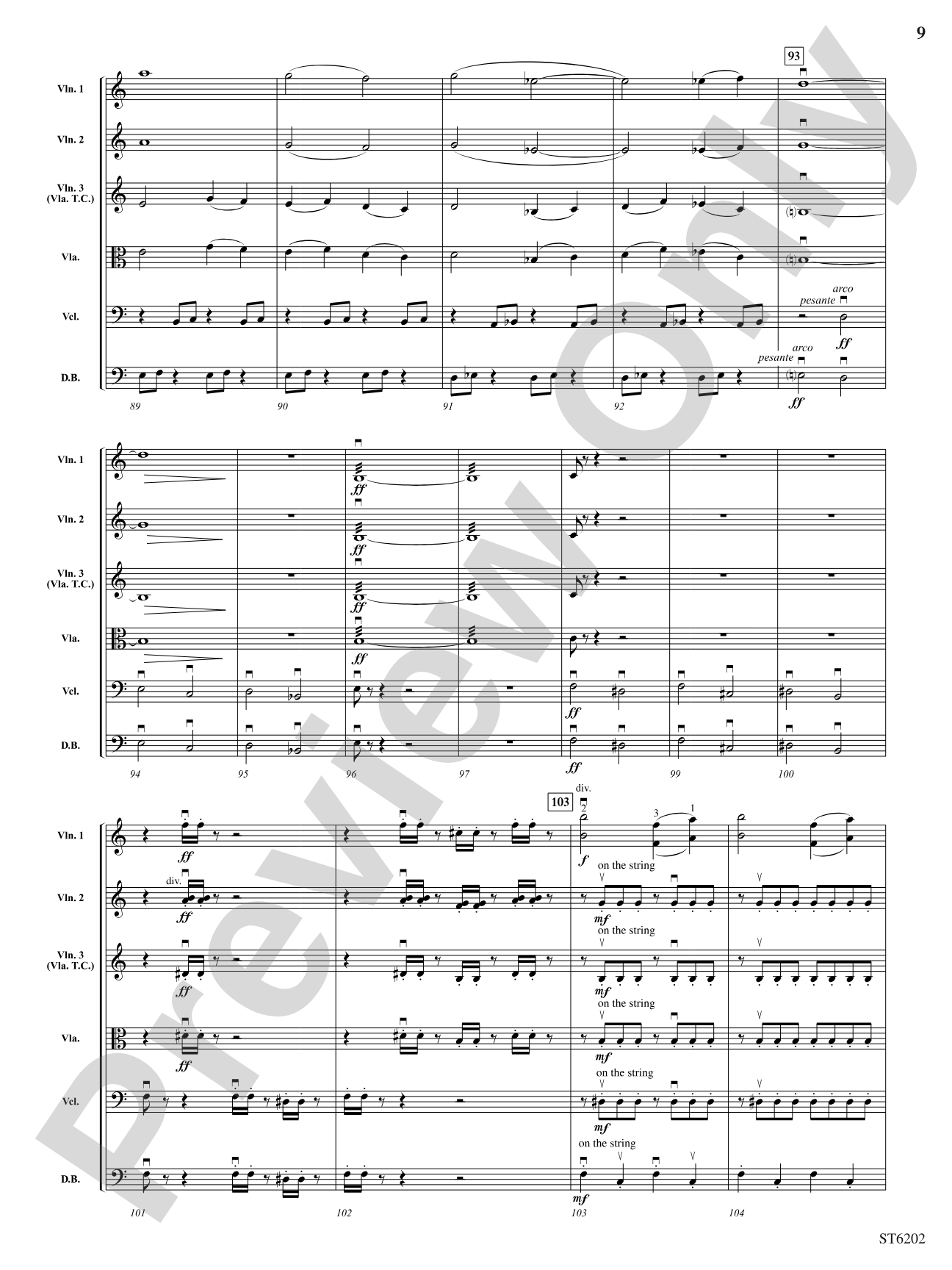 Ghost Carnival: String Orchestra Conductor Score & Parts
