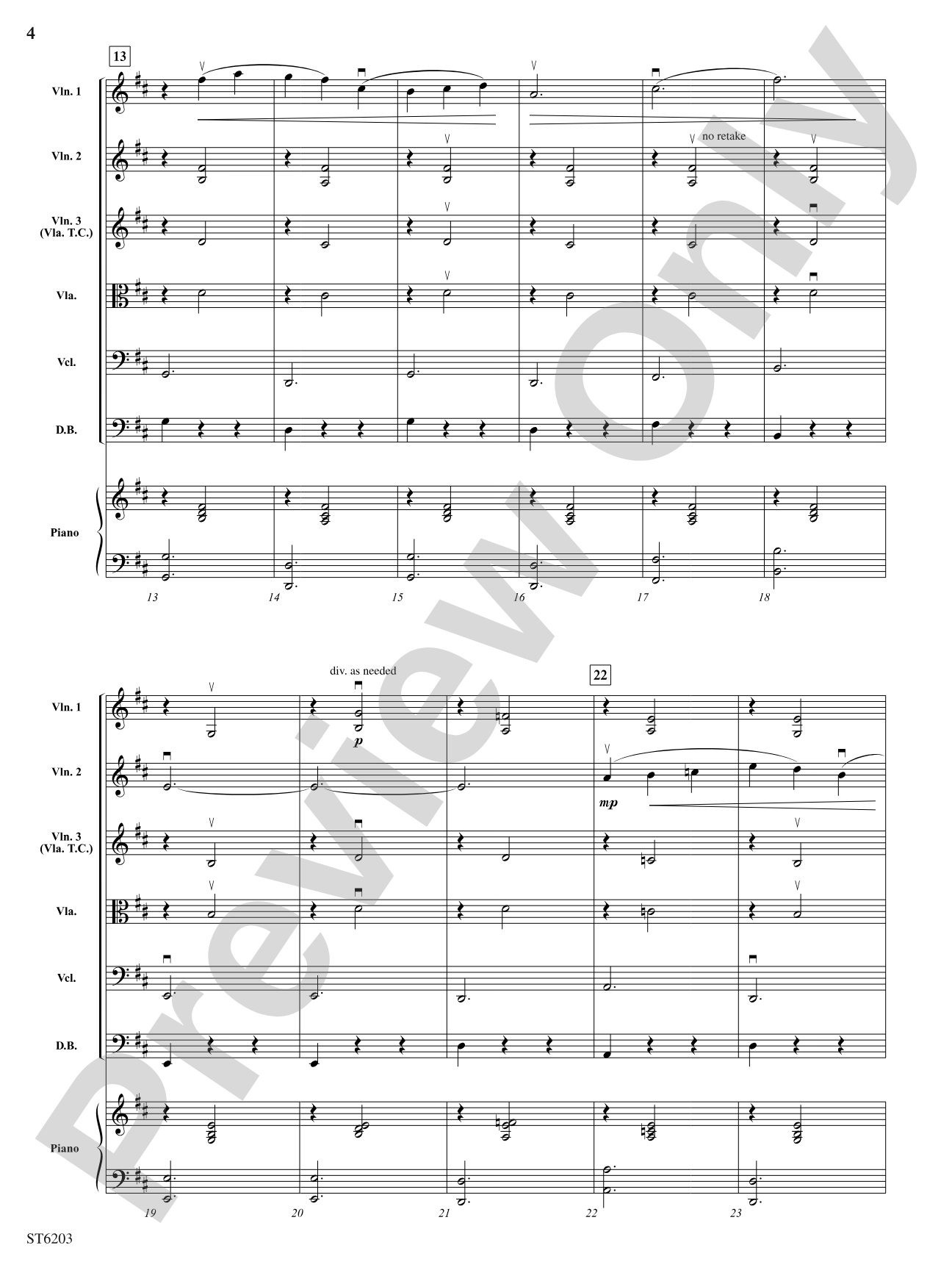 Gymnopédie No. 1: String Orchestra Conductor Score & Parts