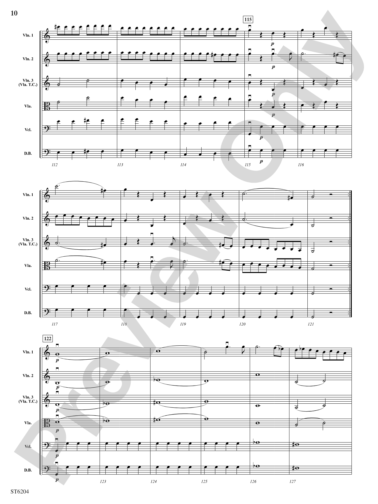 Finale from Symphony No. 41 "Jupiter": String Orchestra Conductor Score & Parts