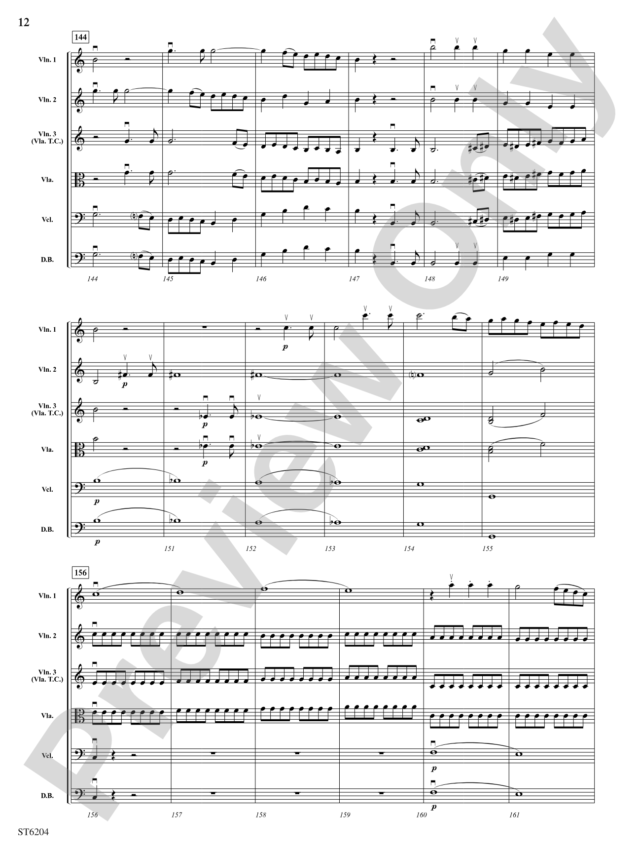 Finale from Symphony No. 41 "Jupiter": String Orchestra Conductor Score & Parts