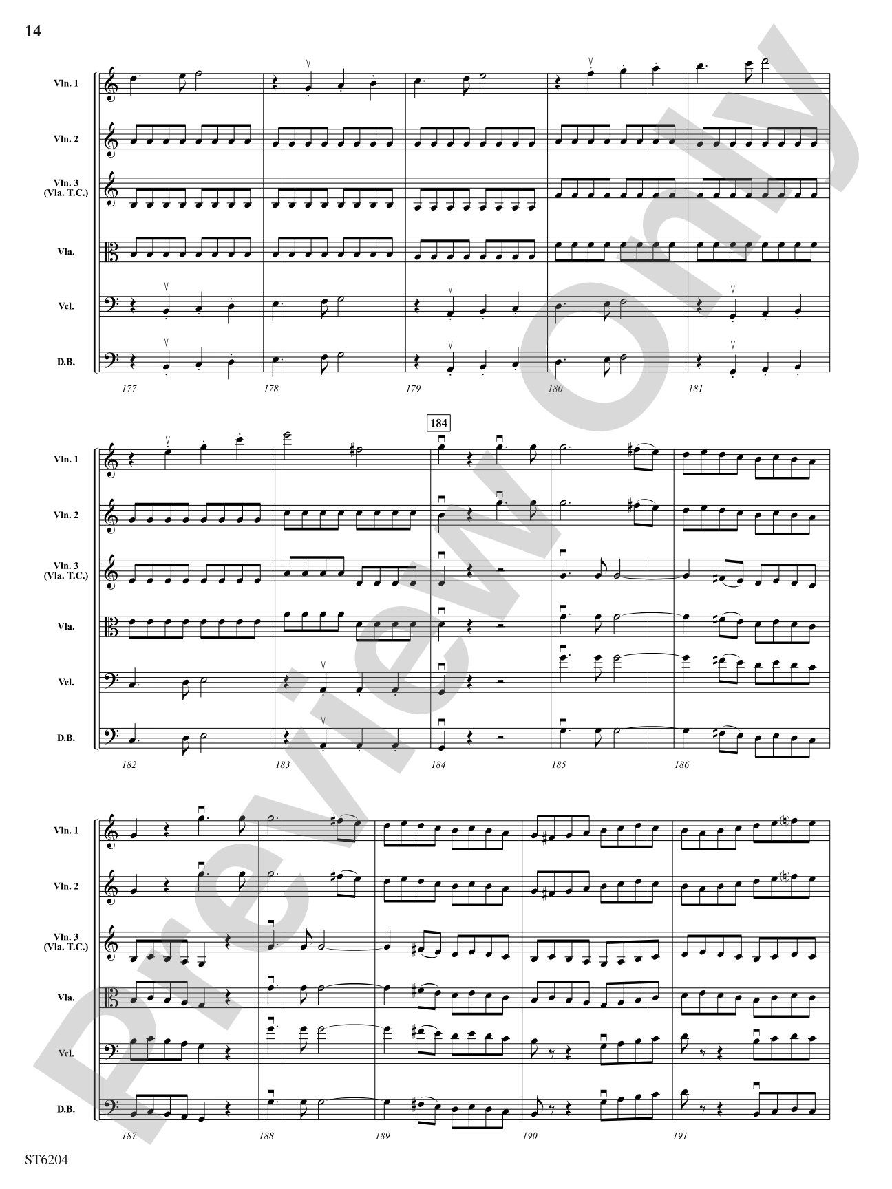 Finale from Symphony No. 41 "Jupiter": String Orchestra Conductor Score & Parts