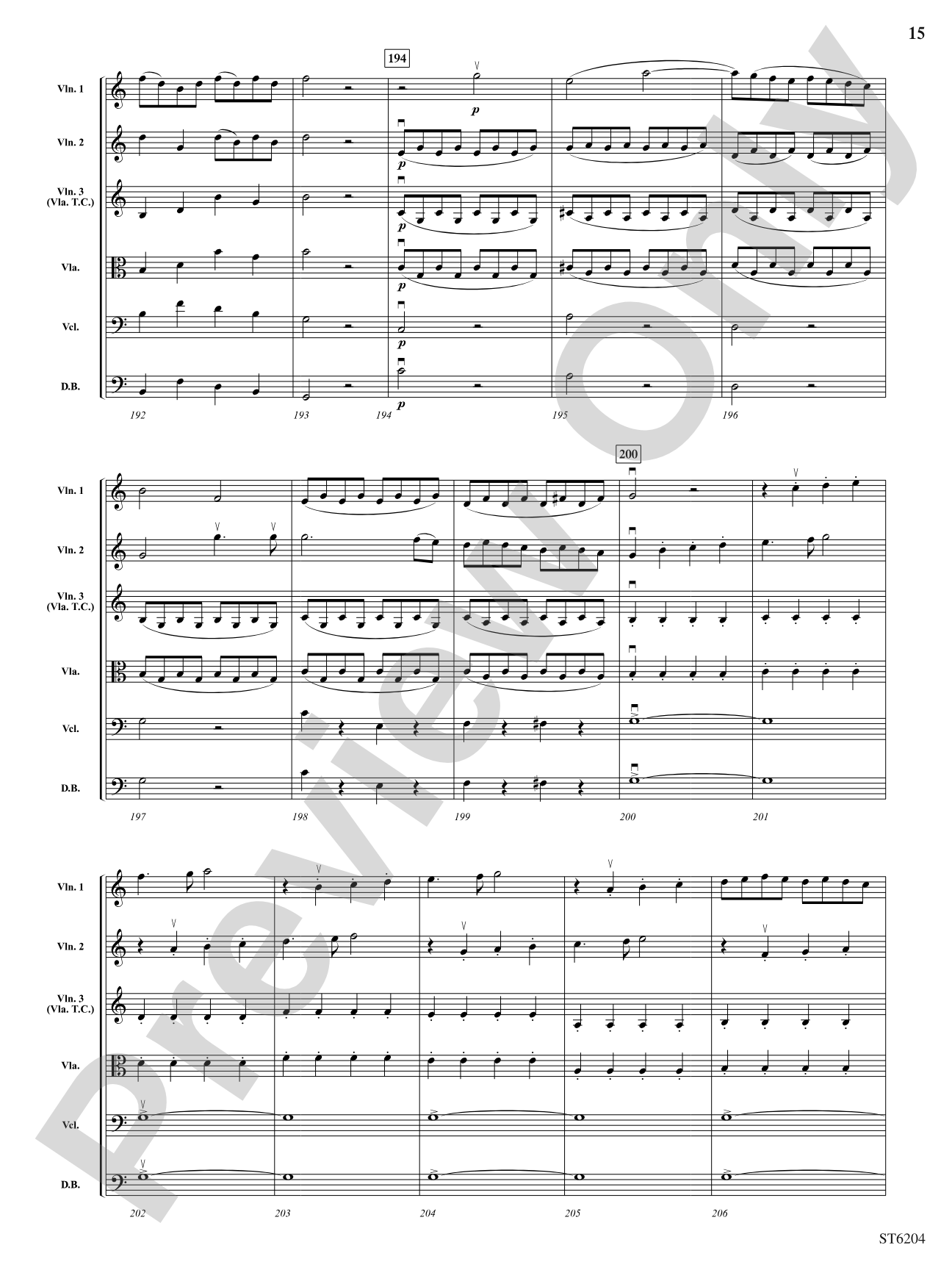 Finale from Symphony No. 41 "Jupiter": String Orchestra Conductor Score & Parts