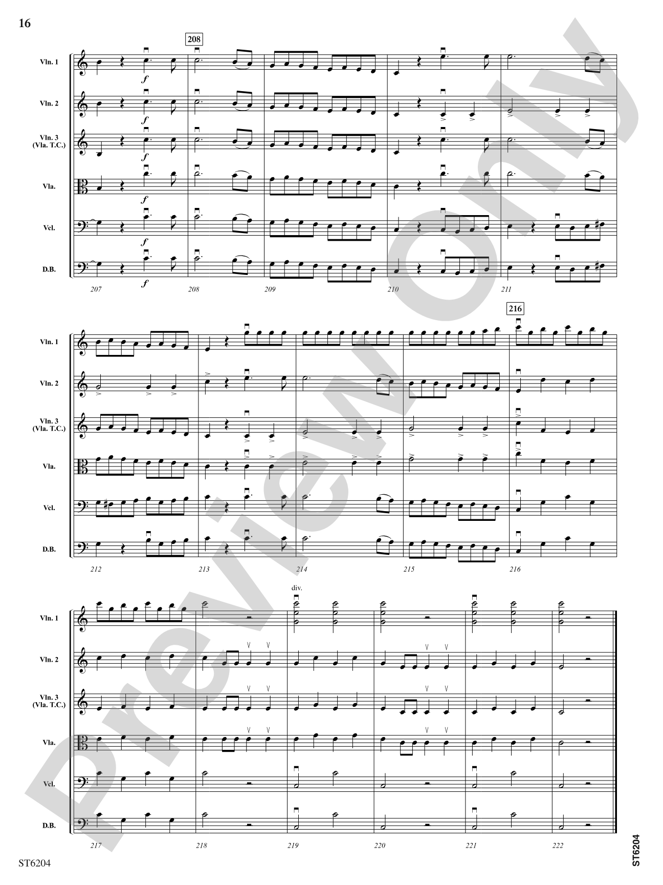 Finale from Symphony No. 41 "Jupiter": String Orchestra Conductor Score & Parts