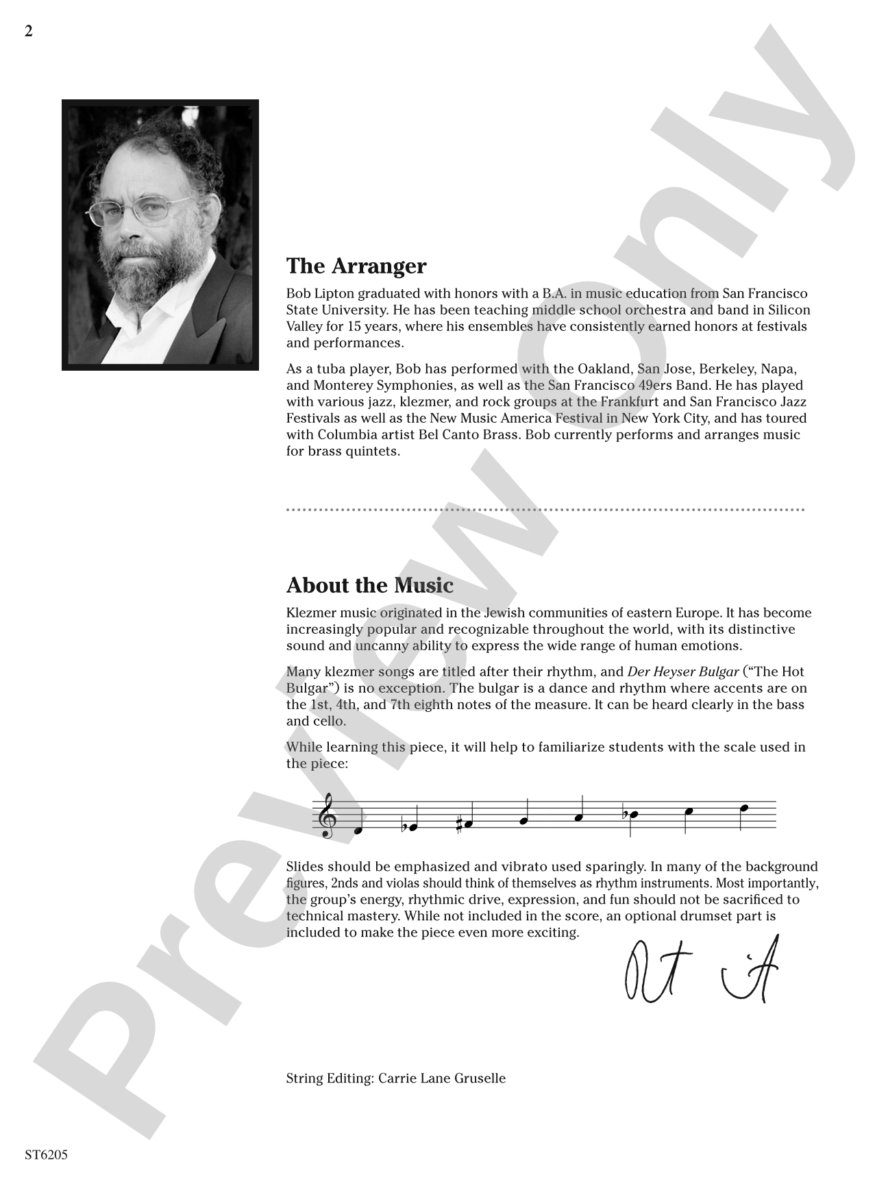 Der Heyser Bulgar: String Orchestra Conductor Score & Parts