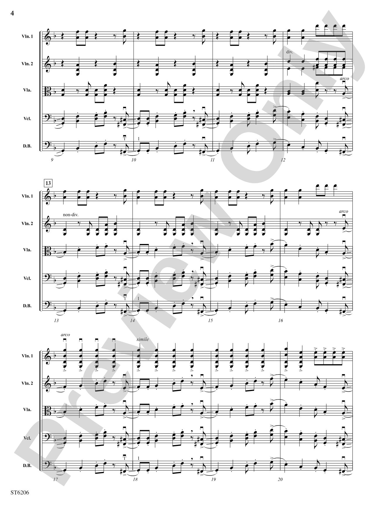 Red Rhythmico: String Orchestra Conductor Score & Parts