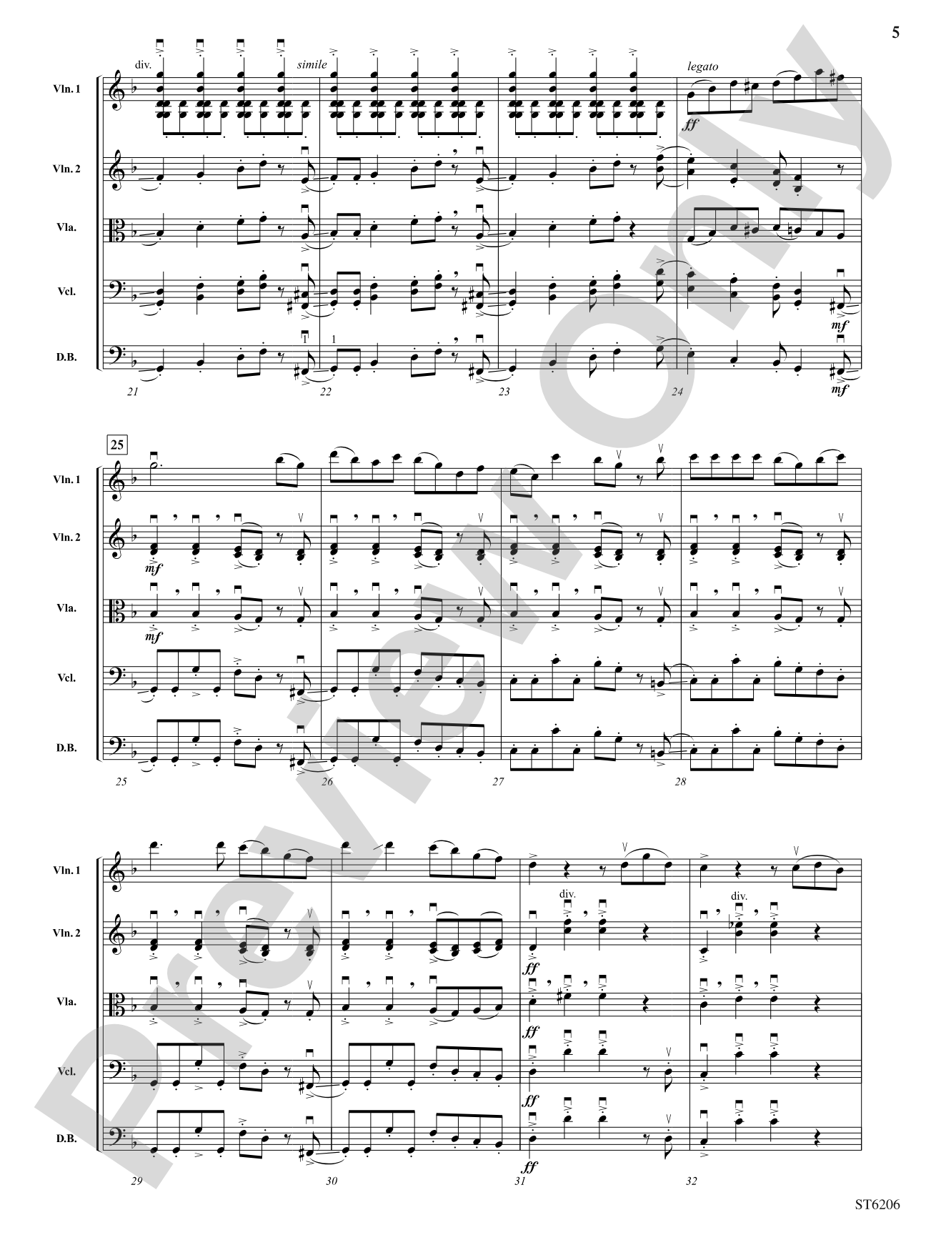 Red Rhythmico: String Orchestra Conductor Score & Parts