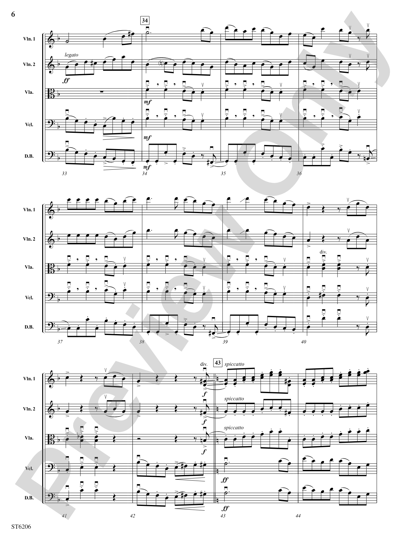Red Rhythmico: String Orchestra Conductor Score & Parts
