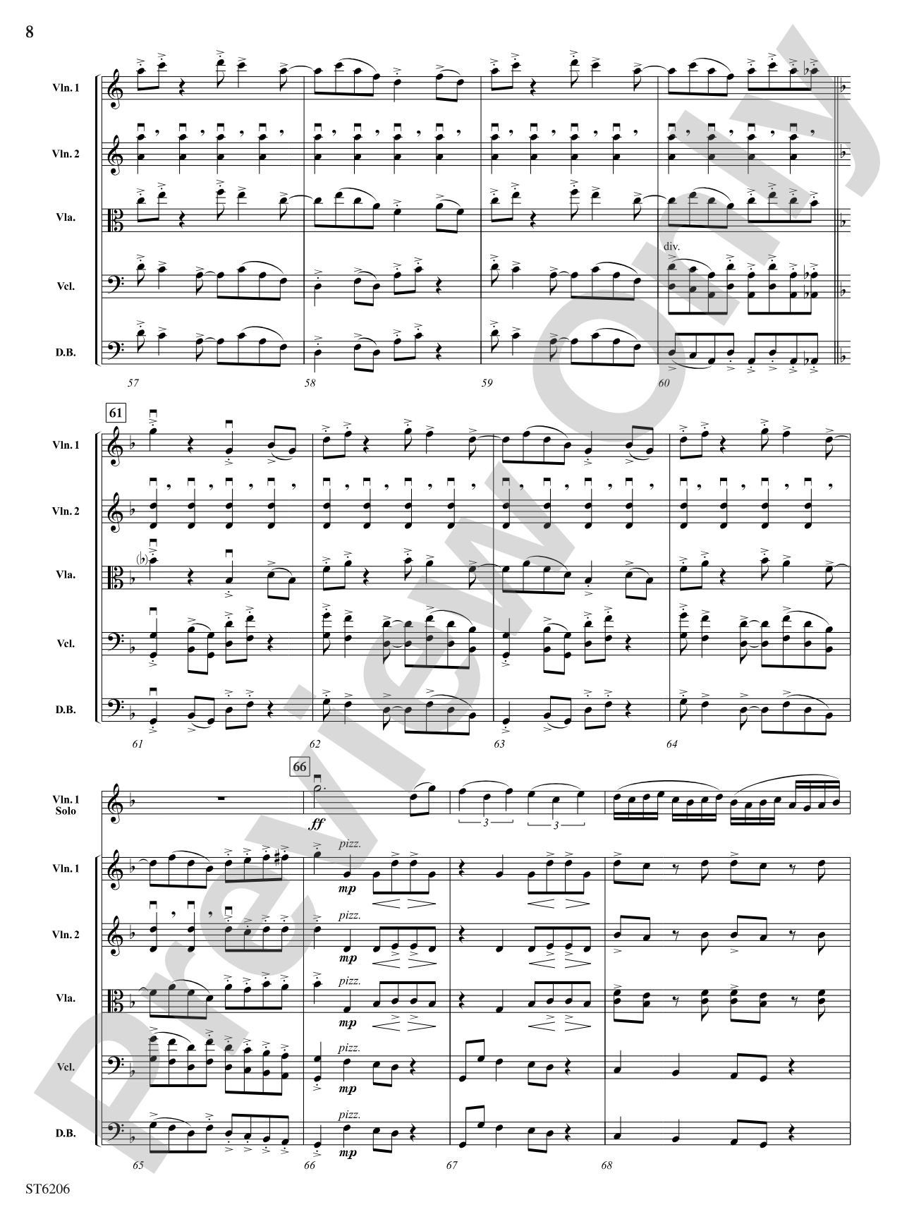Red Rhythmico: String Orchestra Conductor Score & Parts