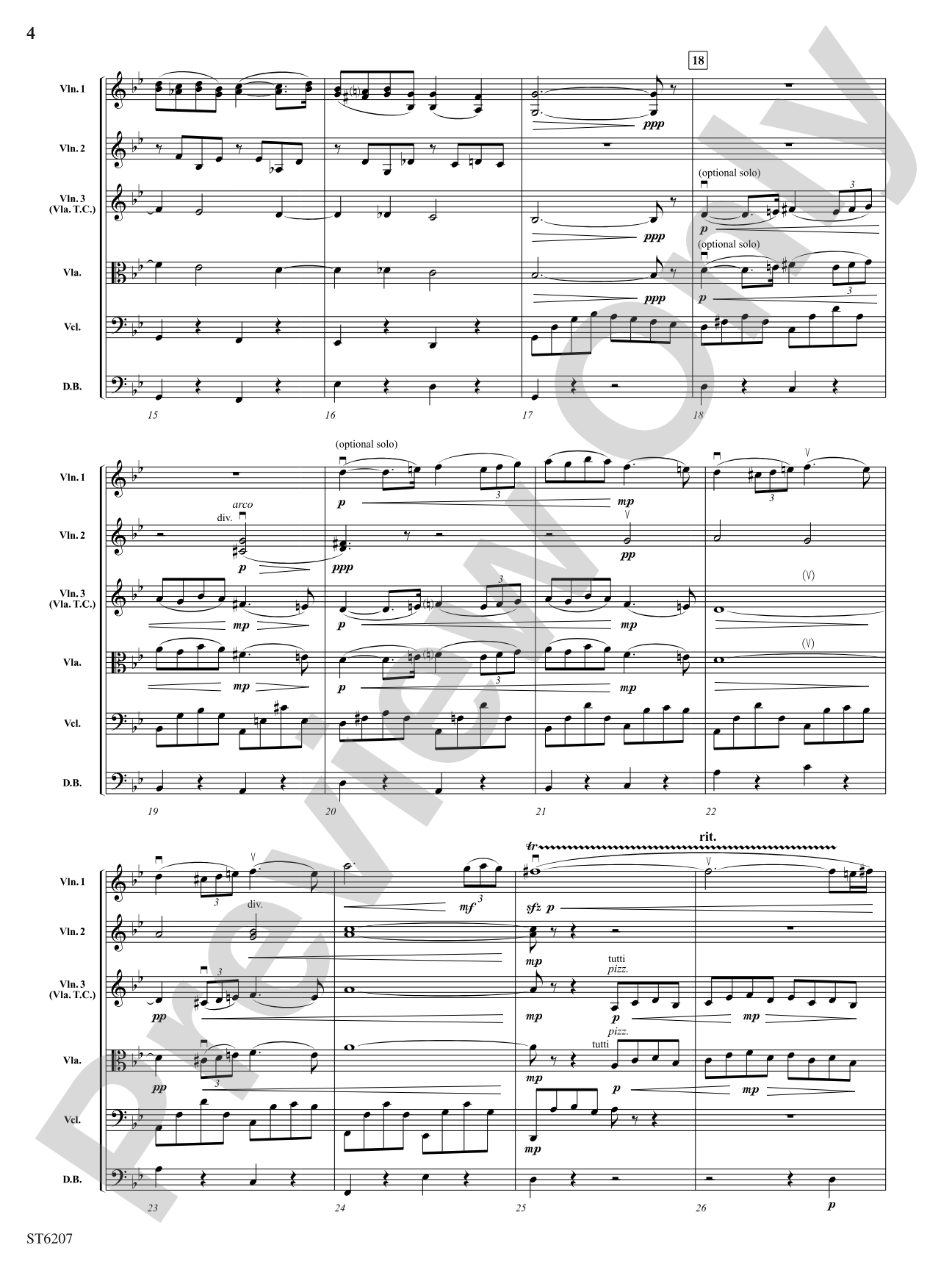 Pavane: String Orchestra Conductor Score & Parts