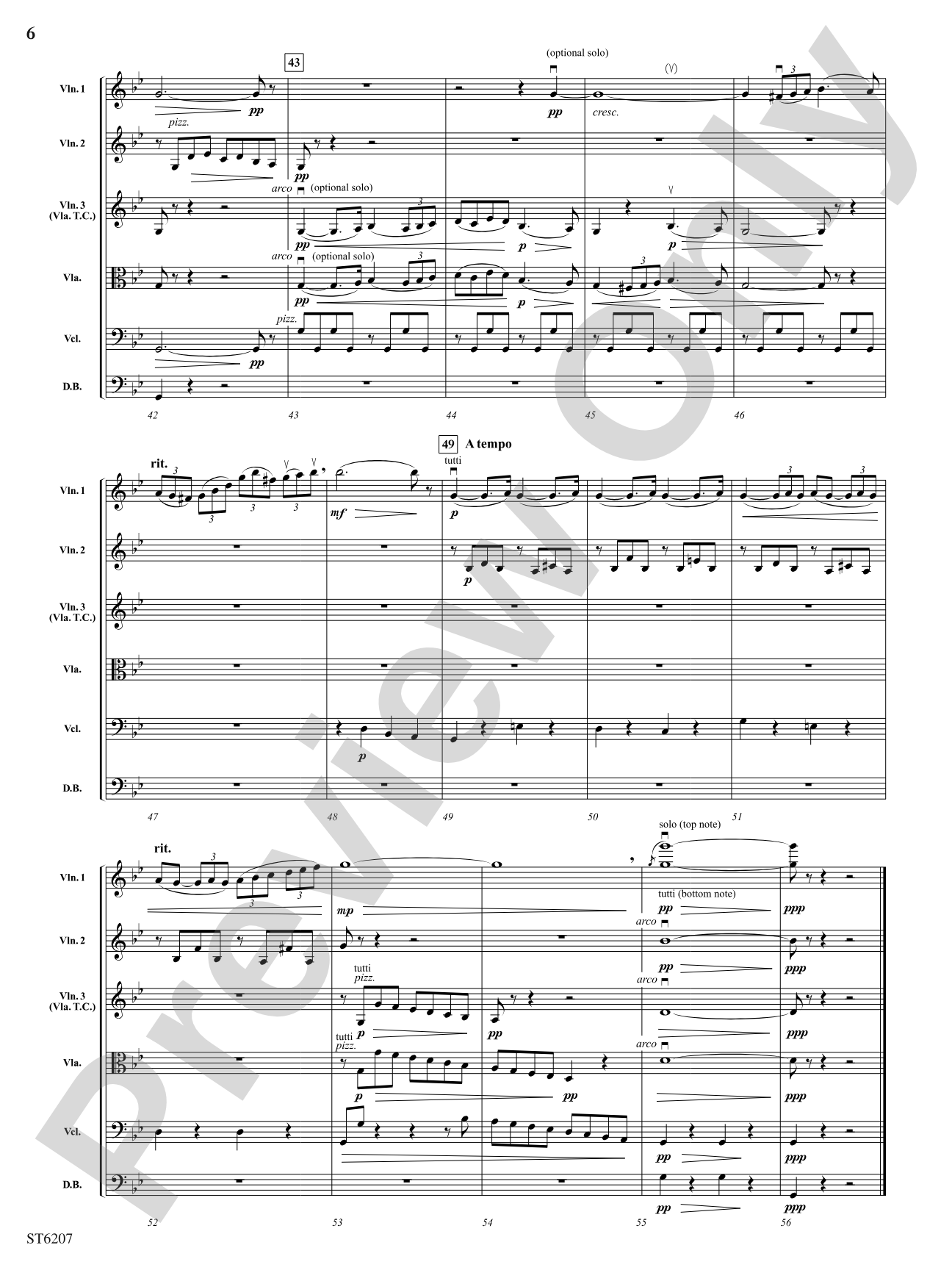 Pavane: String Orchestra Conductor Score & Parts