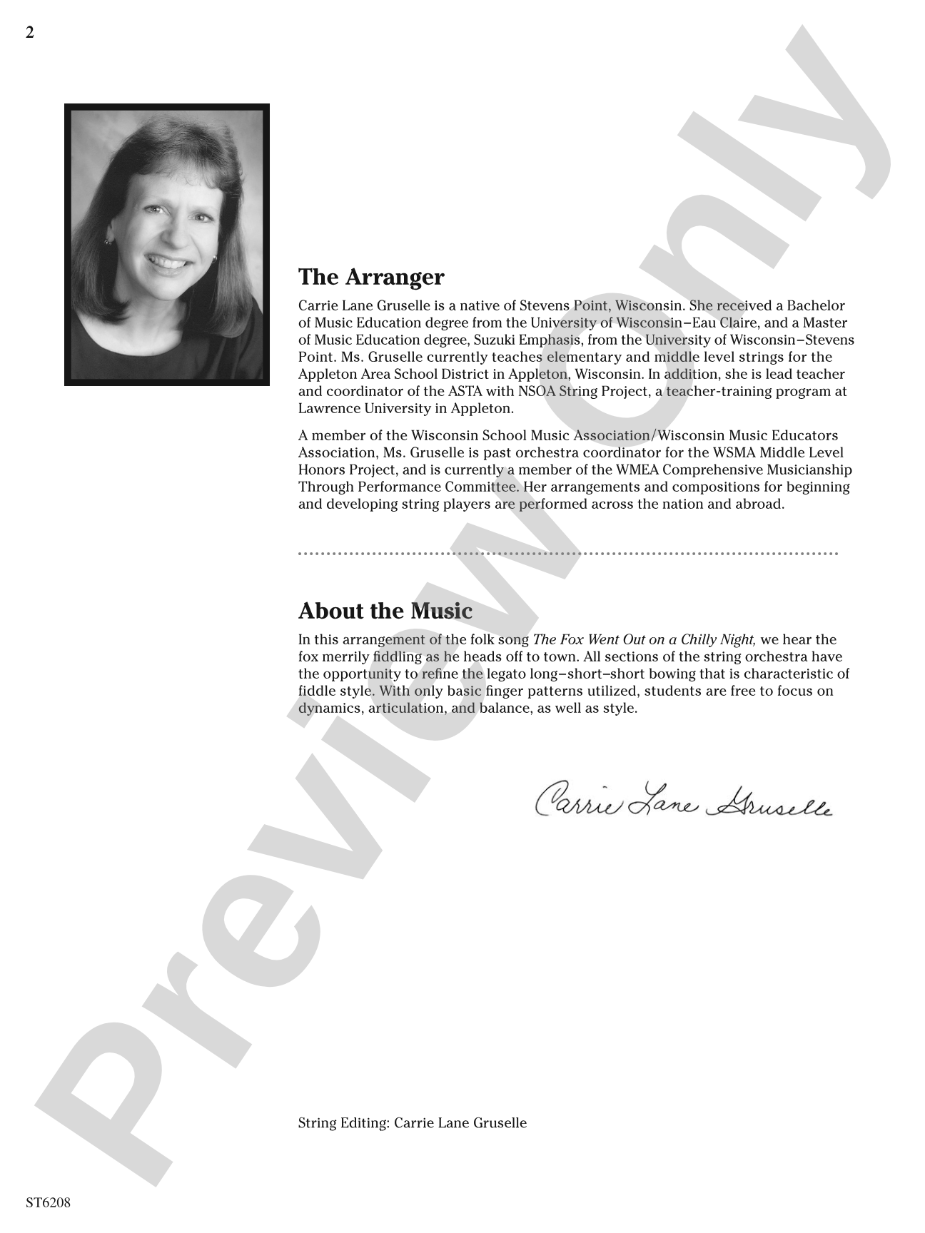 The Fox Went A-Fiddlin': String Orchestra Conductor Score & Parts