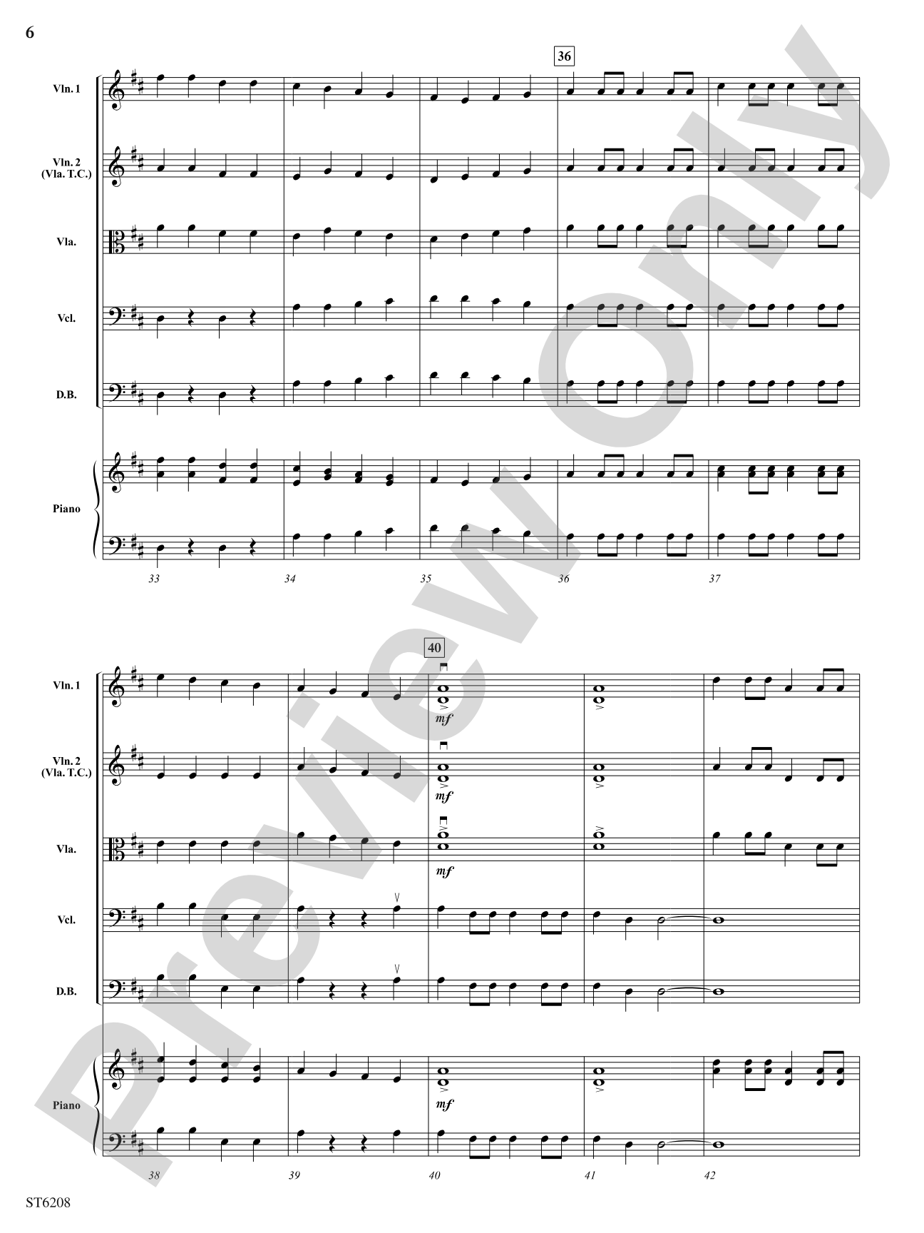 The Fox Went A-Fiddlin': String Orchestra Conductor Score & Parts