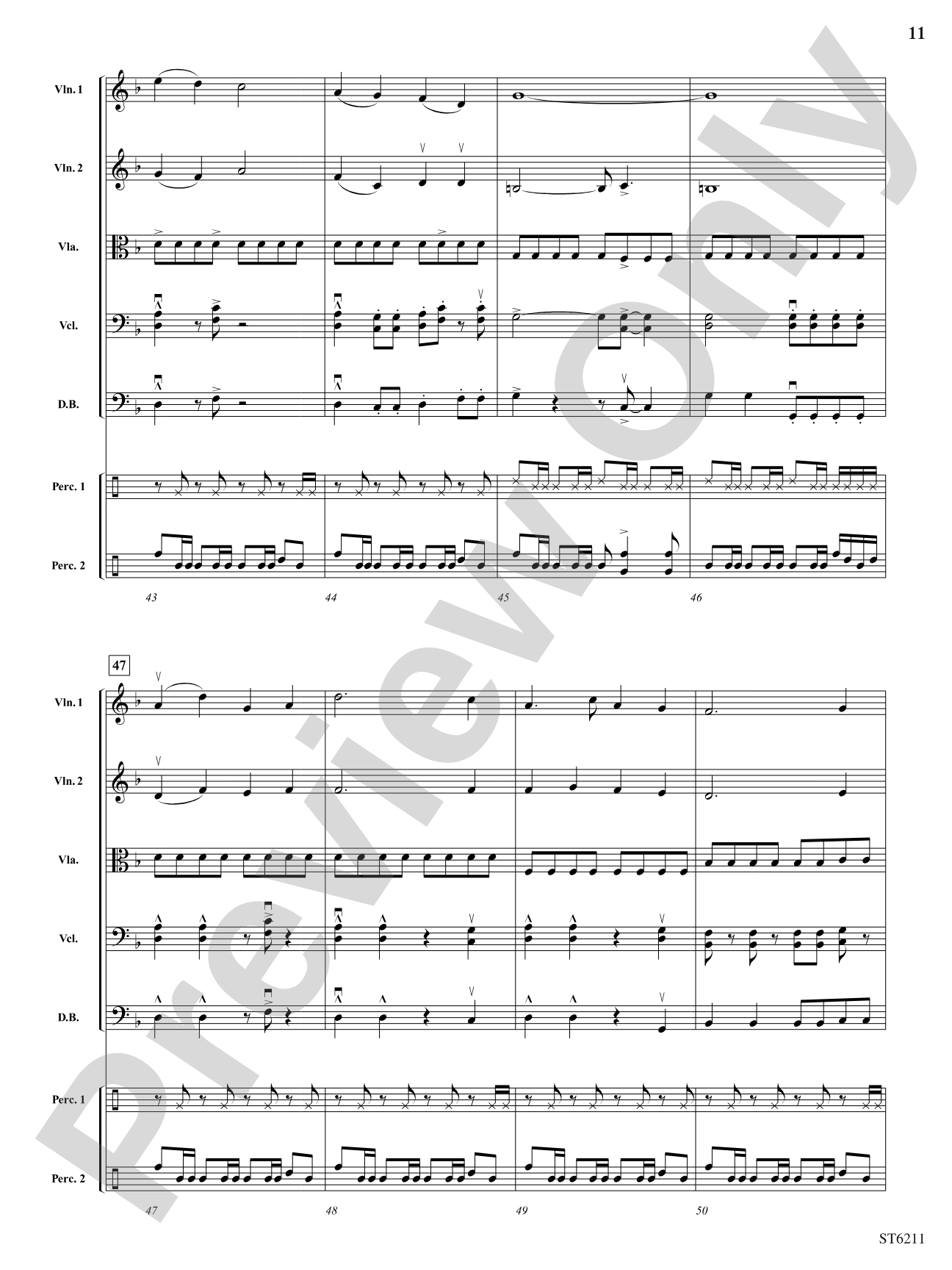 Fantasy on a Chinese Theme: String Orchestra Conductor Score & Parts