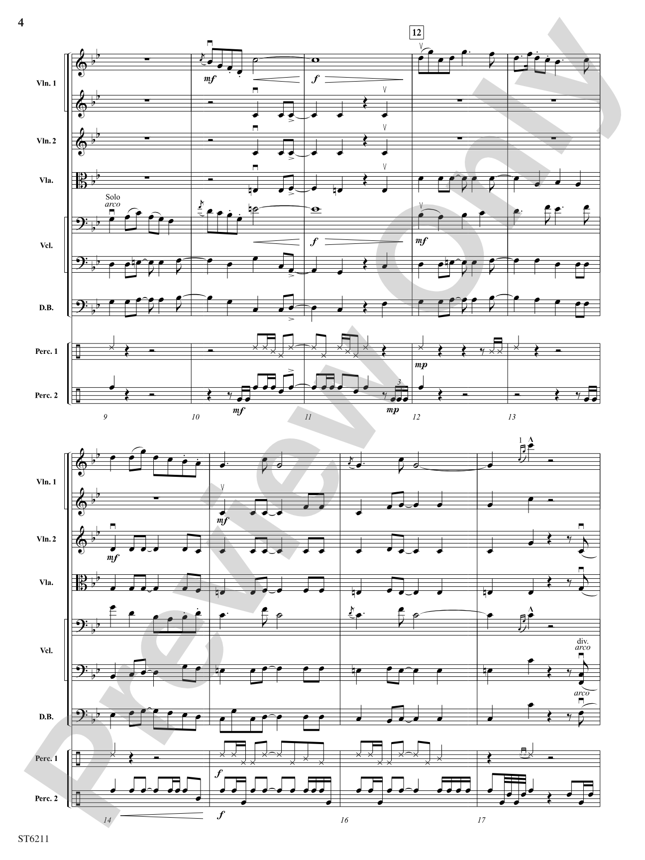 Fantasy on a Chinese Theme: String Orchestra Conductor Score & Parts