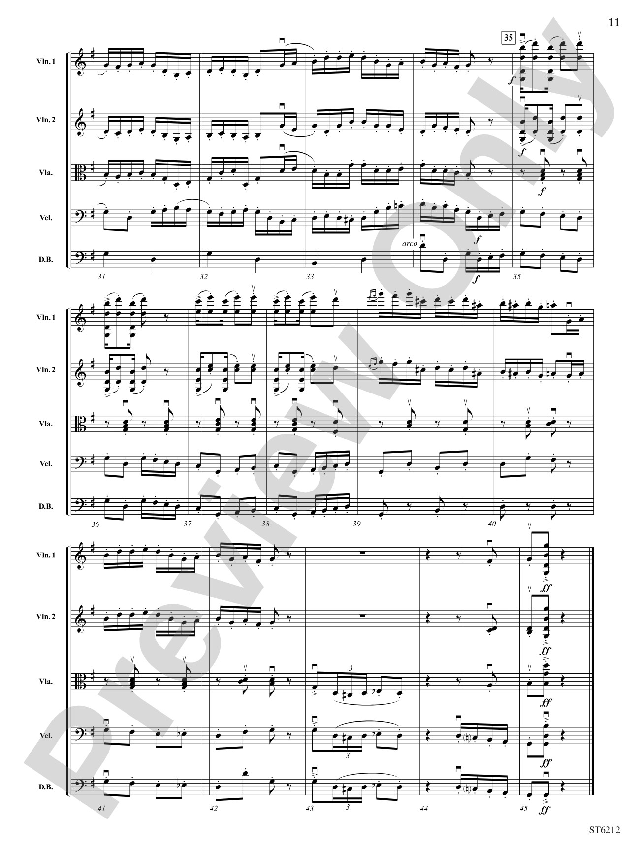 American Folk Song Suite: String Orchestra Conductor Score & Parts