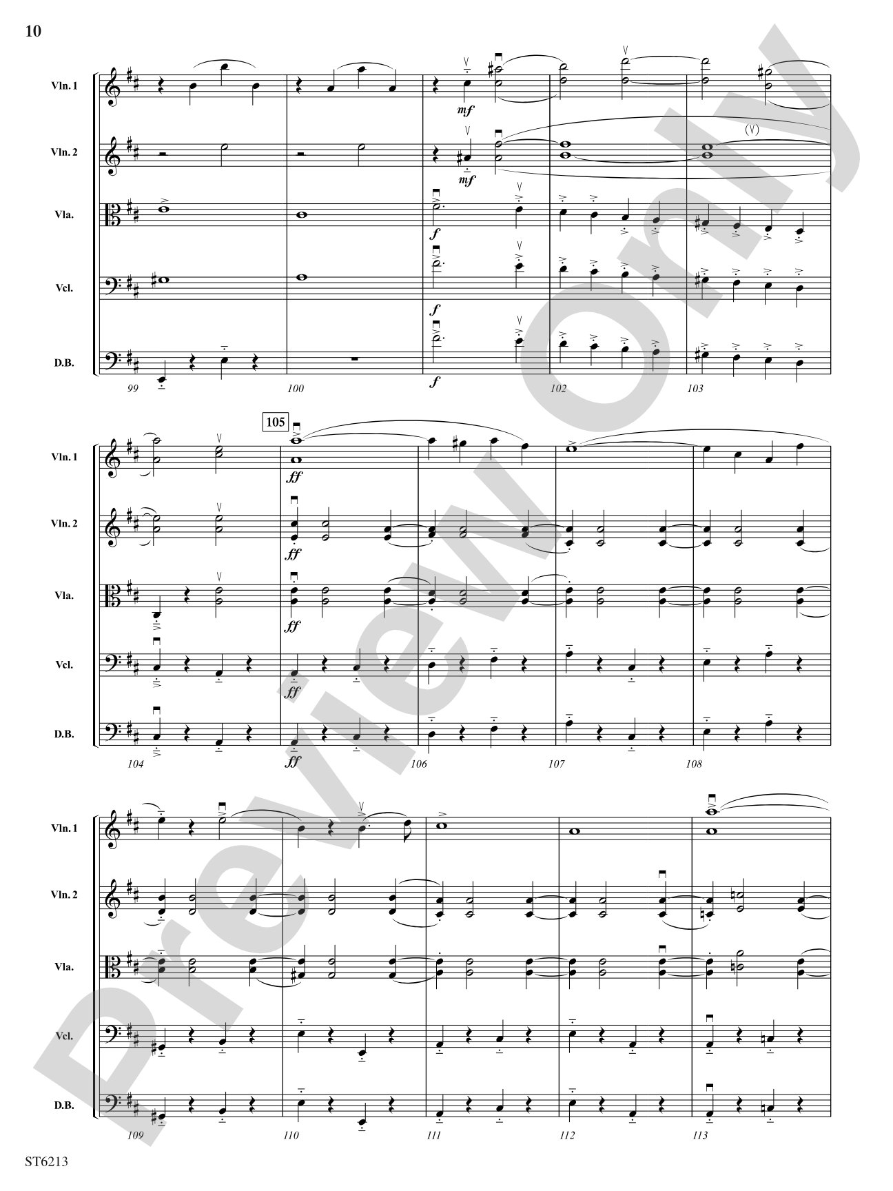 Overture to Ruslan and Lyudmila: String Orchestra Conductor Score & Parts