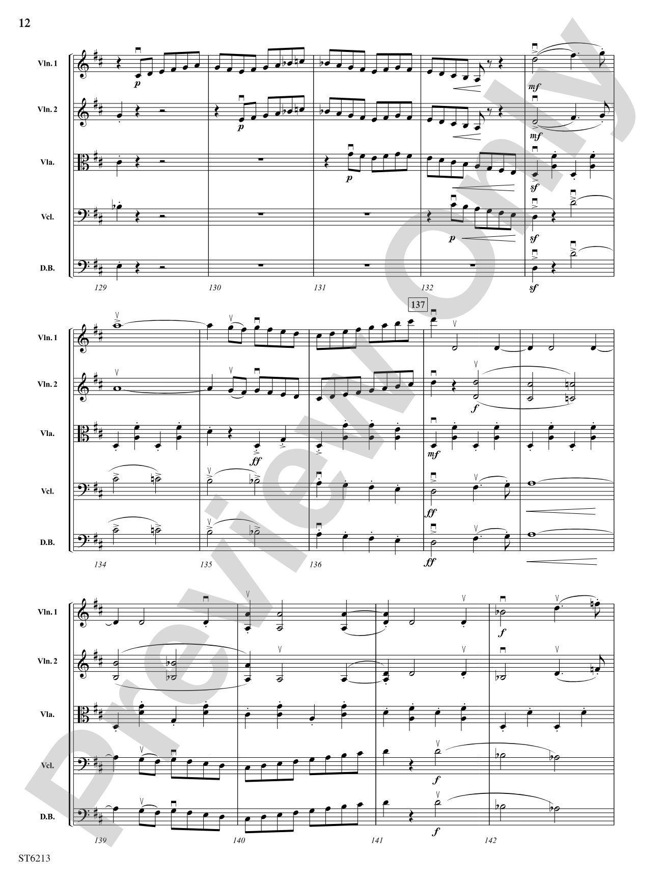 Overture to Ruslan and Lyudmila: String Orchestra Conductor Score & Parts