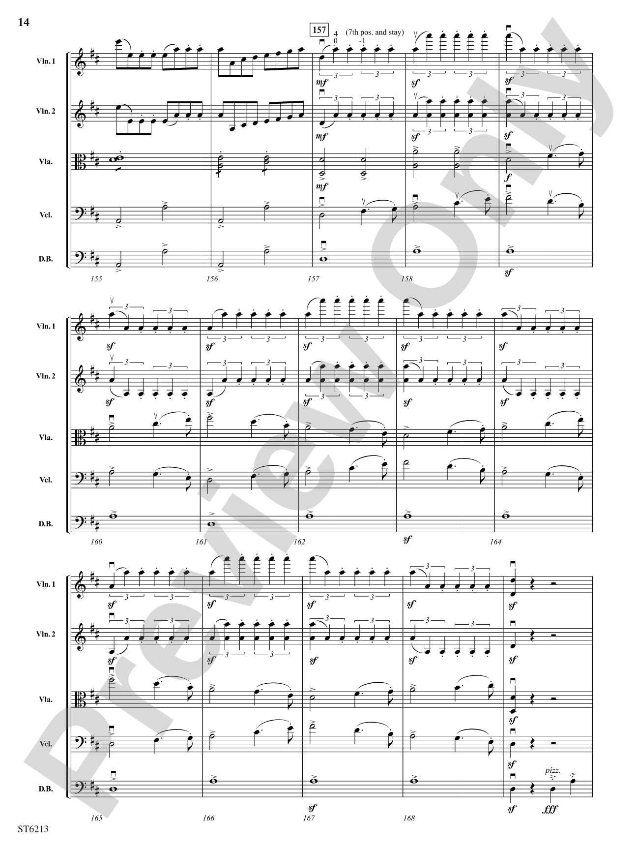 Overture to Ruslan and Lyudmila: String Orchestra Conductor Score & Parts
