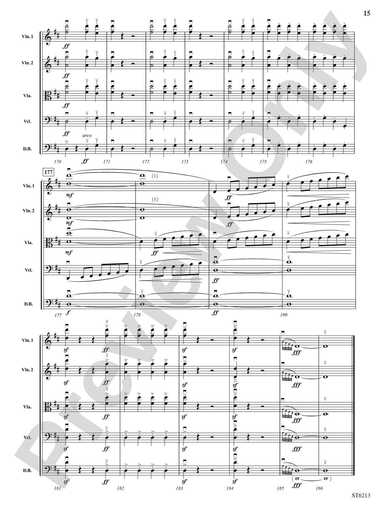 Overture to Ruslan and Lyudmila: String Orchestra Conductor Score & Parts