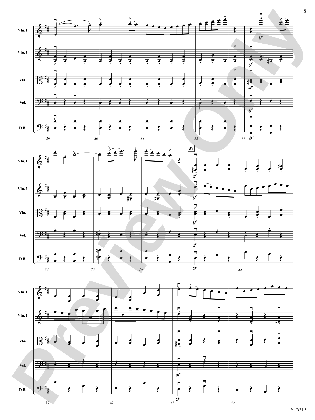 Overture to Ruslan and Lyudmila: String Orchestra Conductor Score & Parts