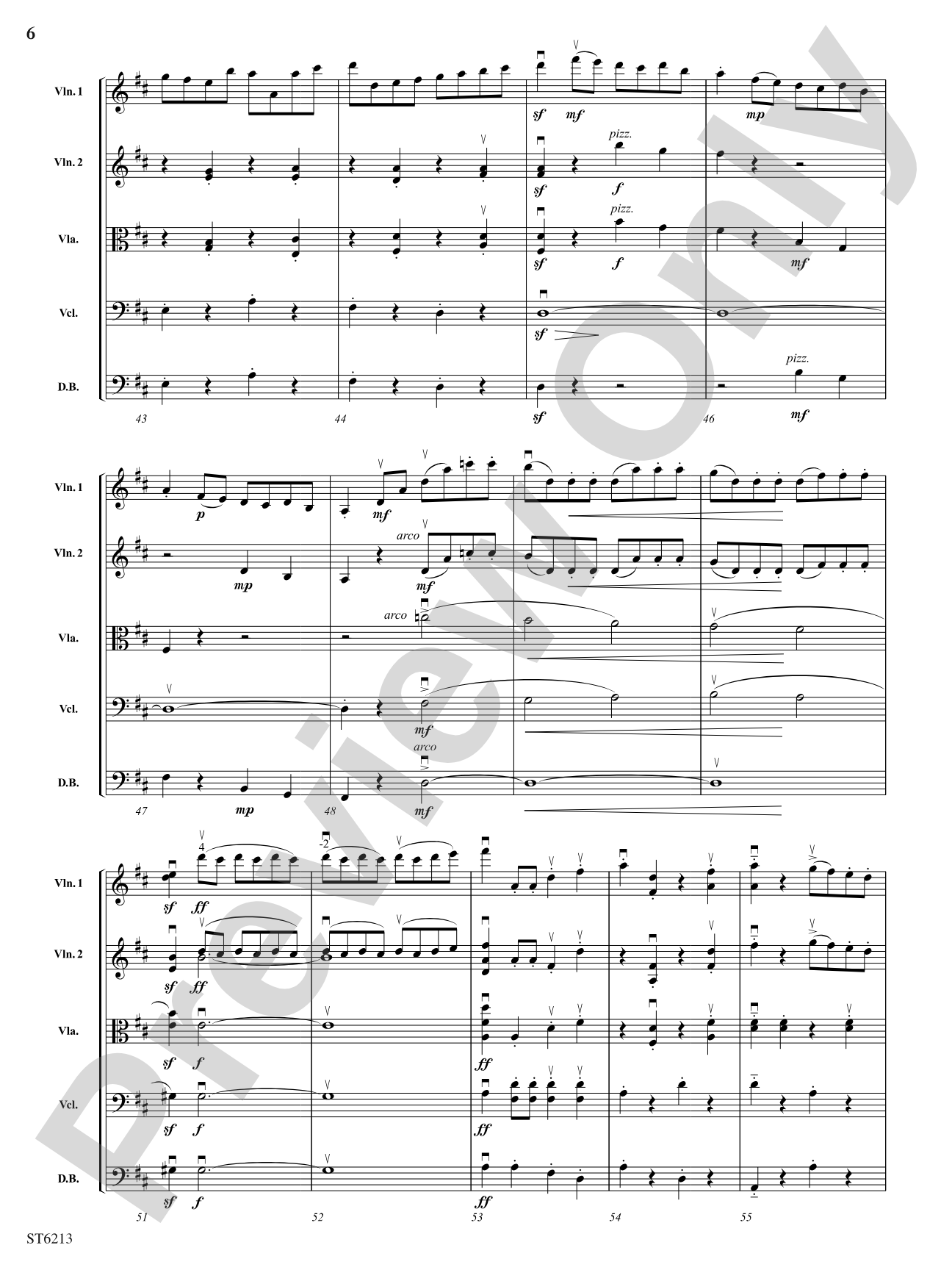 Overture to Ruslan and Lyudmila: String Orchestra Conductor Score & Parts