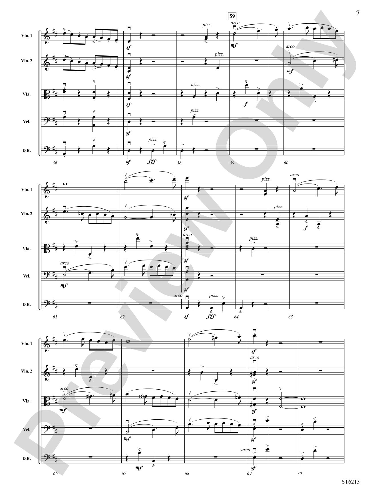 Overture to Ruslan and Lyudmila: String Orchestra Conductor Score & Parts