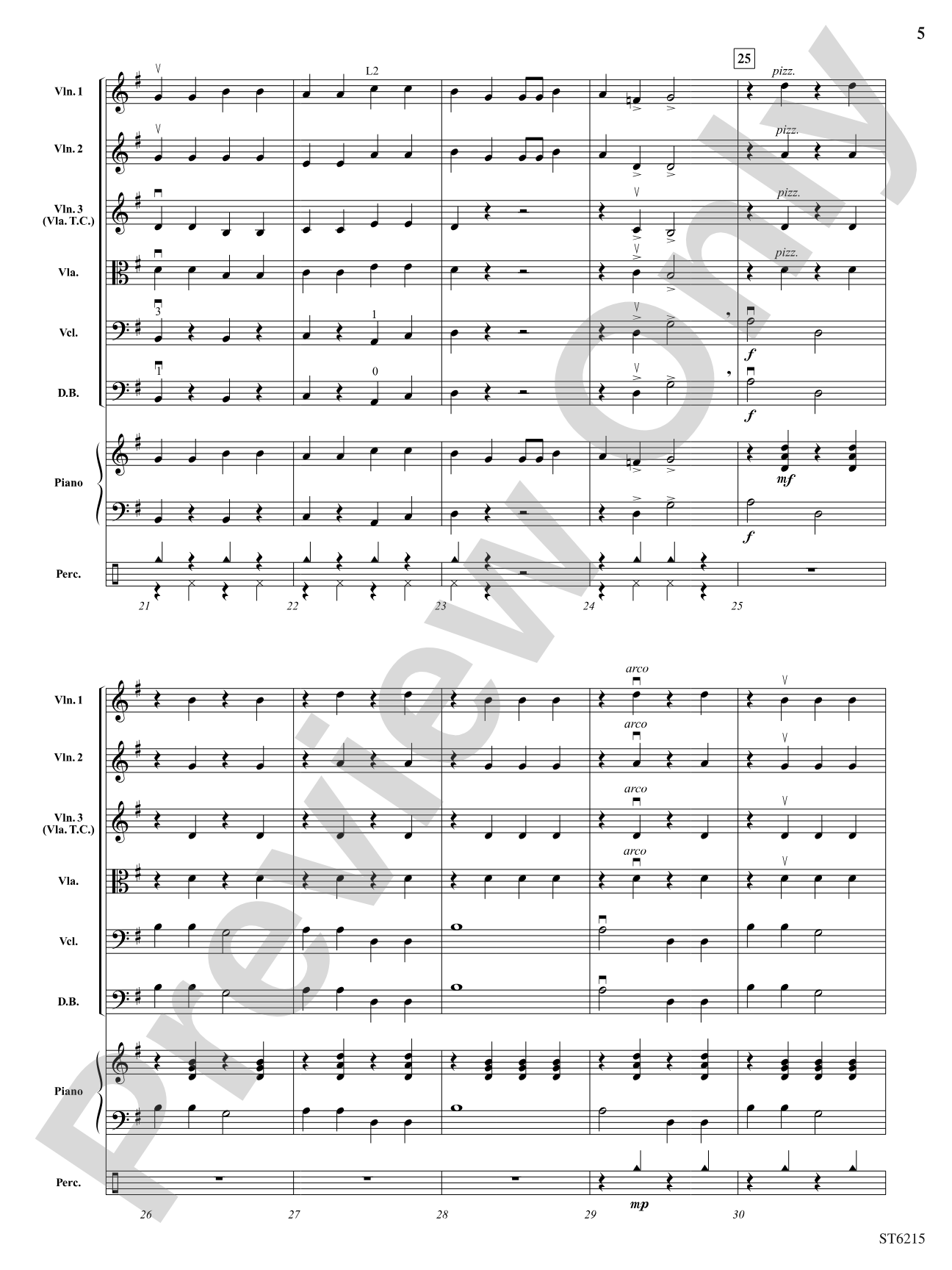 Haymaker Hoedown: String Orchestra Conductor Score & Parts
