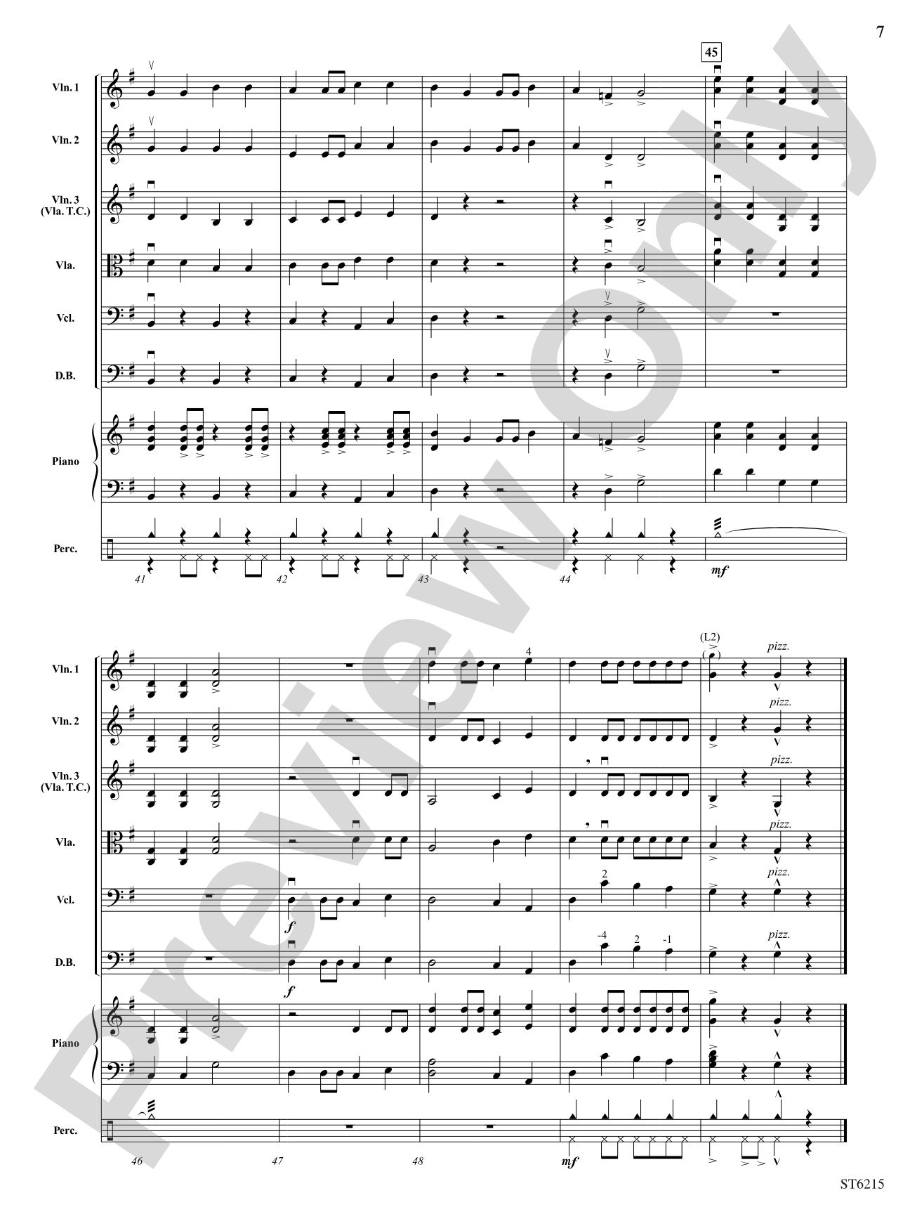Haymaker Hoedown: String Orchestra Conductor Score & Parts