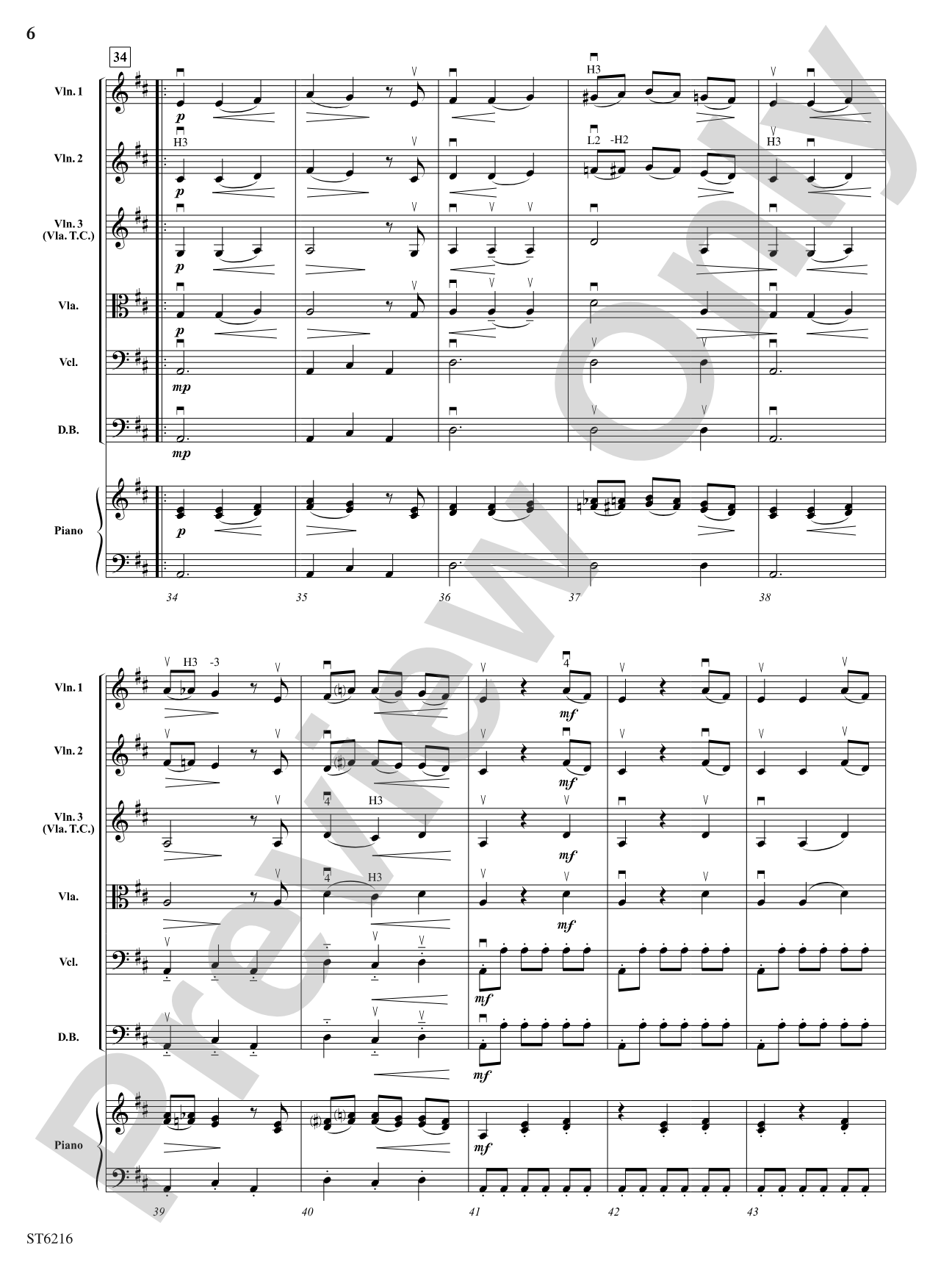 Minuetto from Symphony No. 35 "Haffner": String Orchestra Conductor Score & Parts