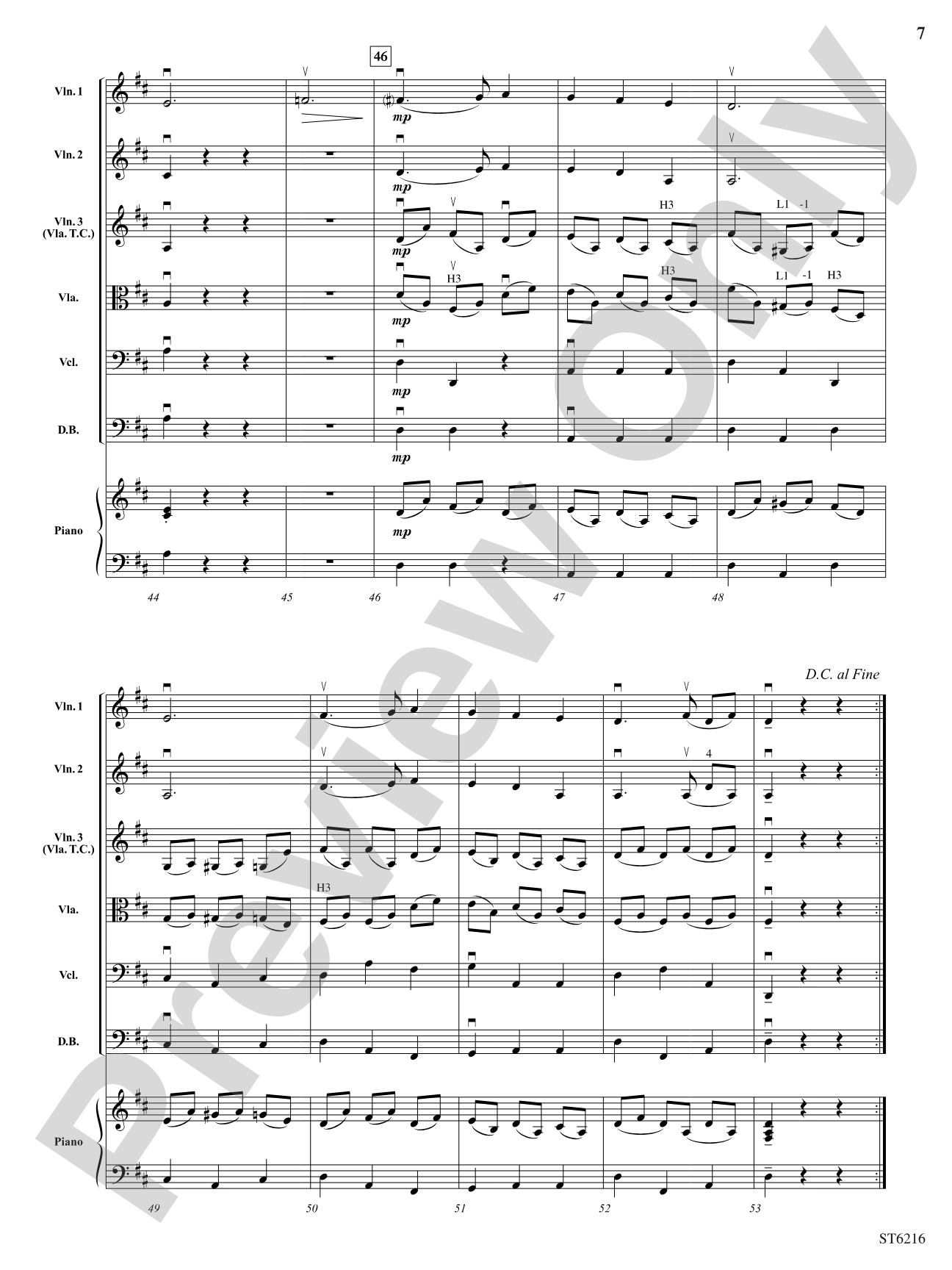 Minuetto from Symphony No. 35 "Haffner": String Orchestra Conductor Score & Parts