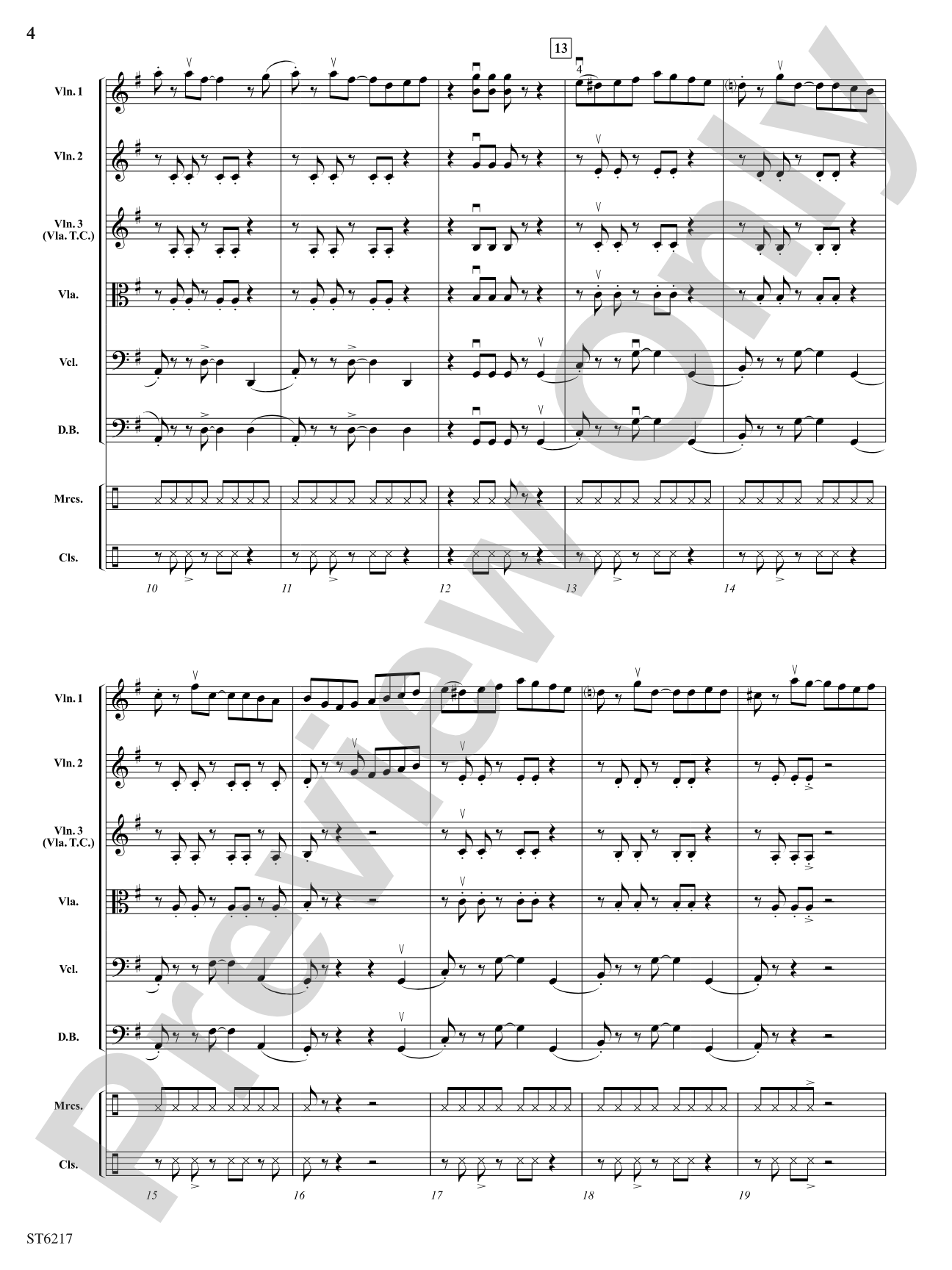 The Red Iguana Rhumba: String Orchestra Conductor Score & Parts