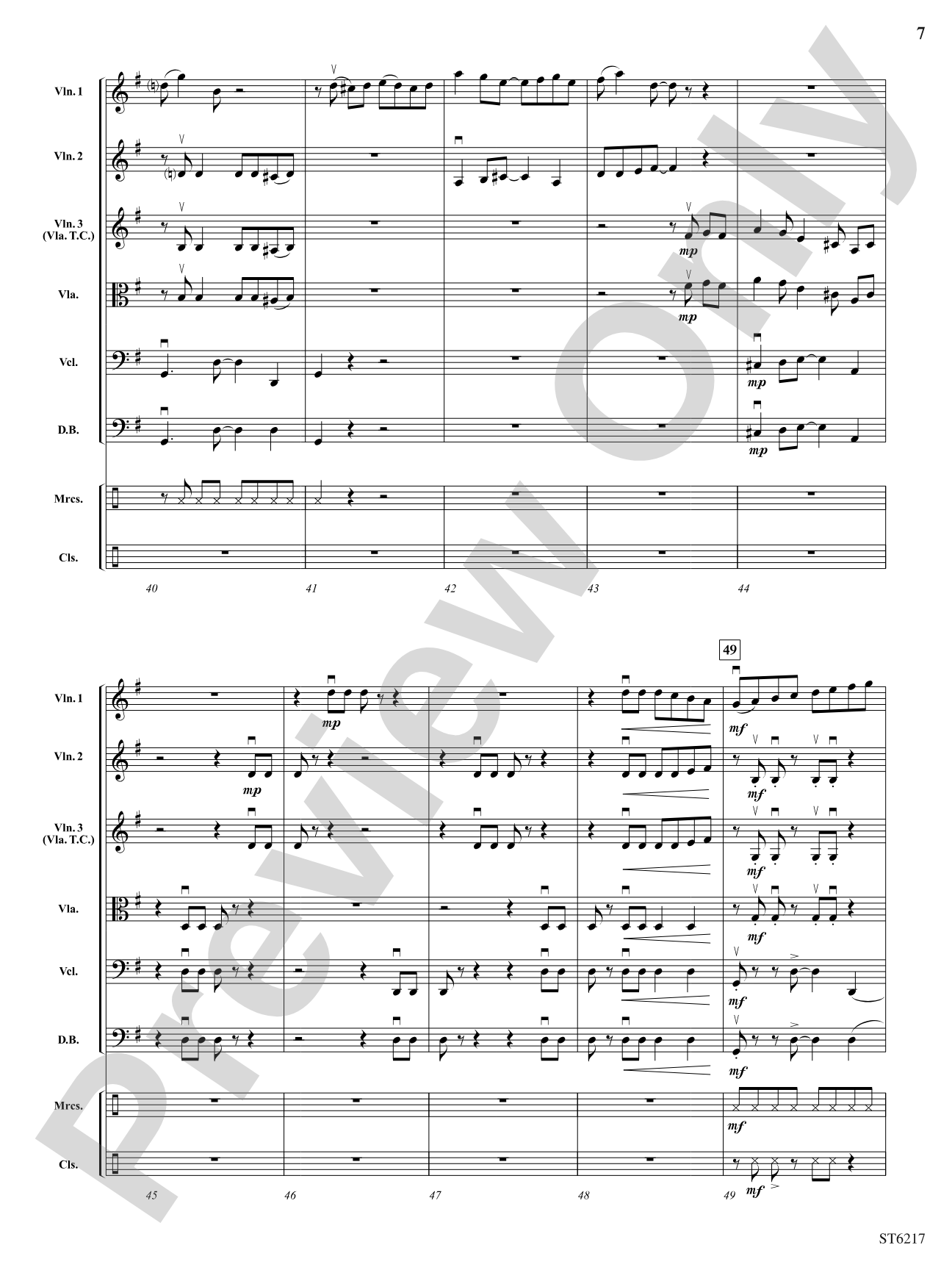 The Red Iguana Rhumba: String Orchestra Conductor Score & Parts