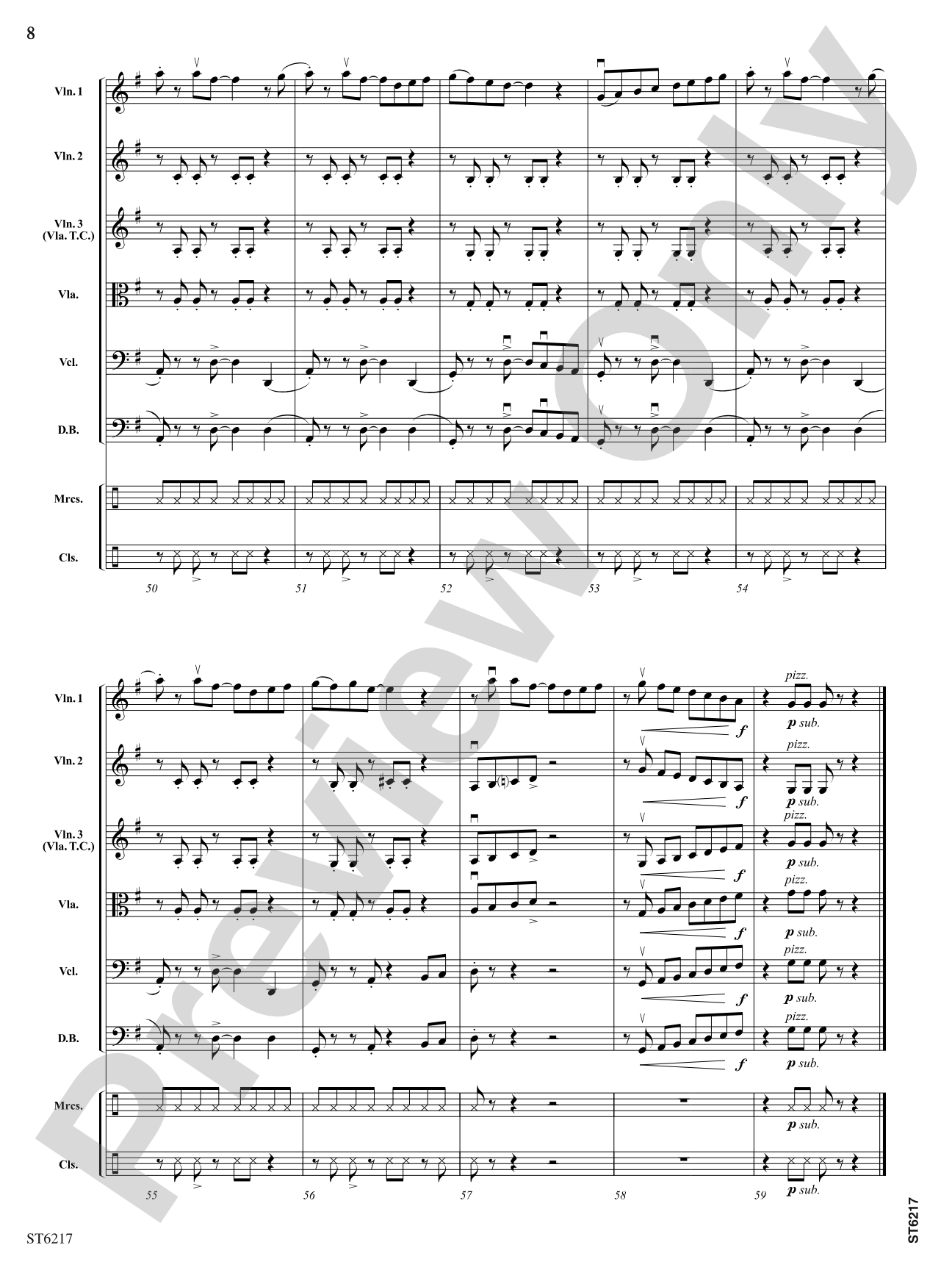 The Red Iguana Rhumba: String Orchestra Conductor Score & Parts