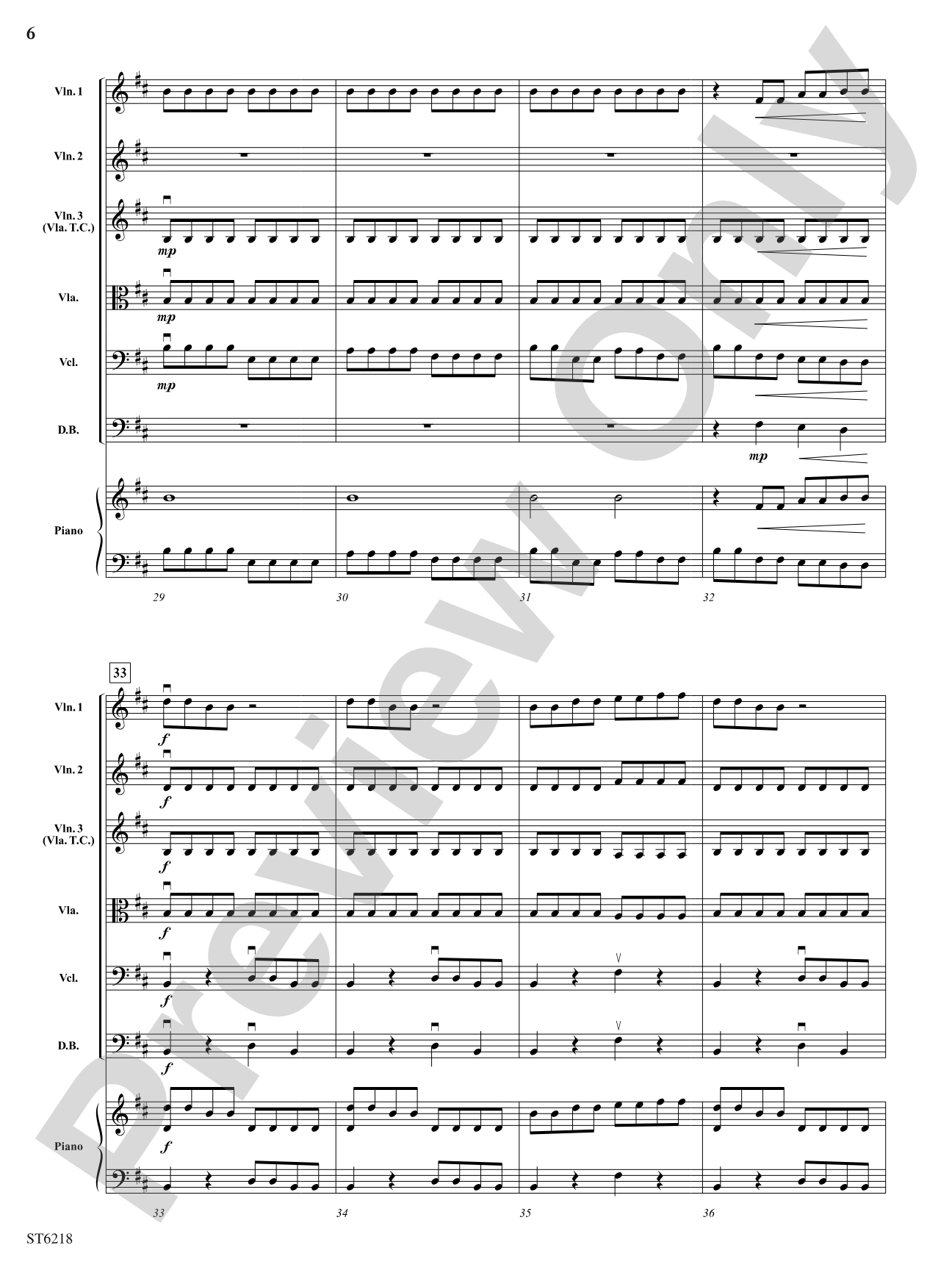 Double Trouble: String Orchestra Conductor Score & Parts