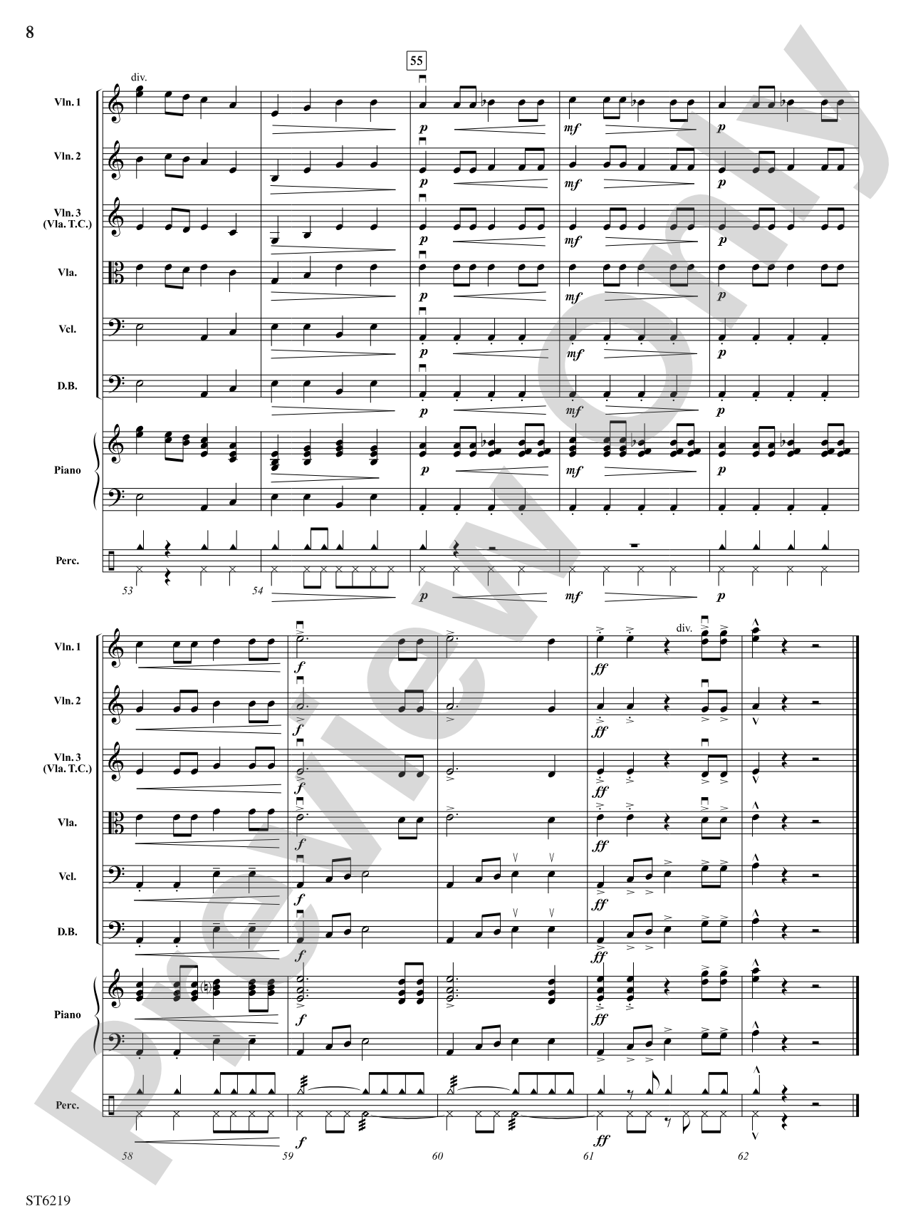 Phantom Train: String Orchestra Conductor Score & Parts