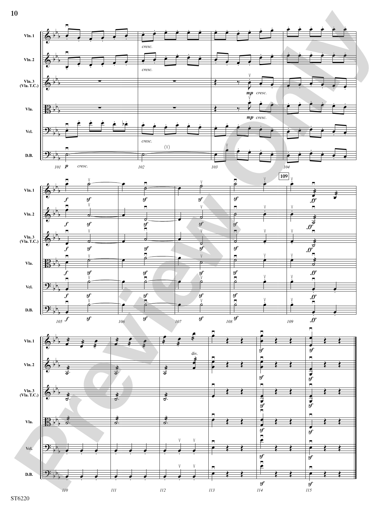 Themes from Symphony No. 3 "Eroica": String Orchestra Conductor Score & Parts