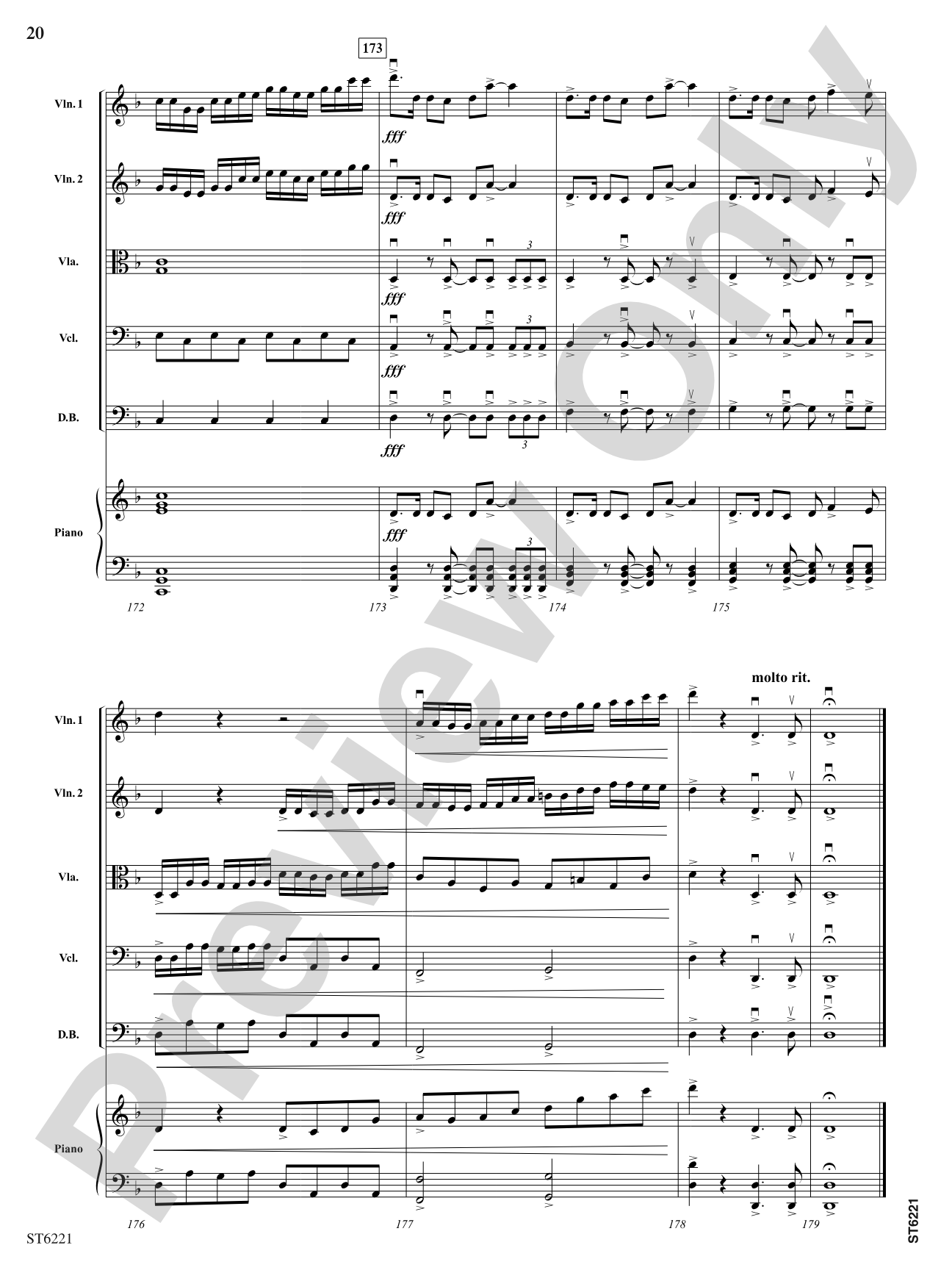 Iditarod: String Orchestra Conductor Score & Parts