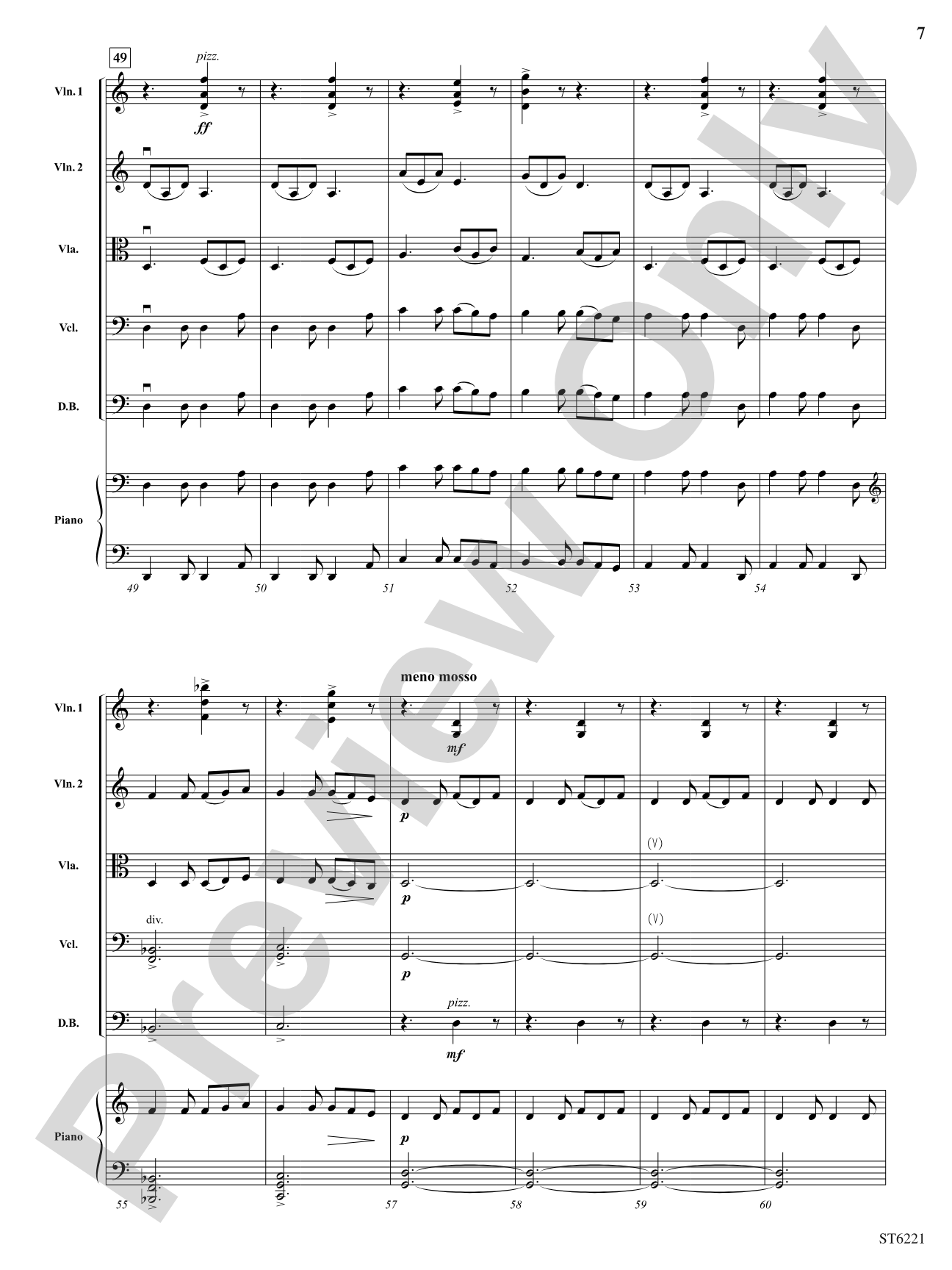 Iditarod: String Orchestra Conductor Score & Parts
