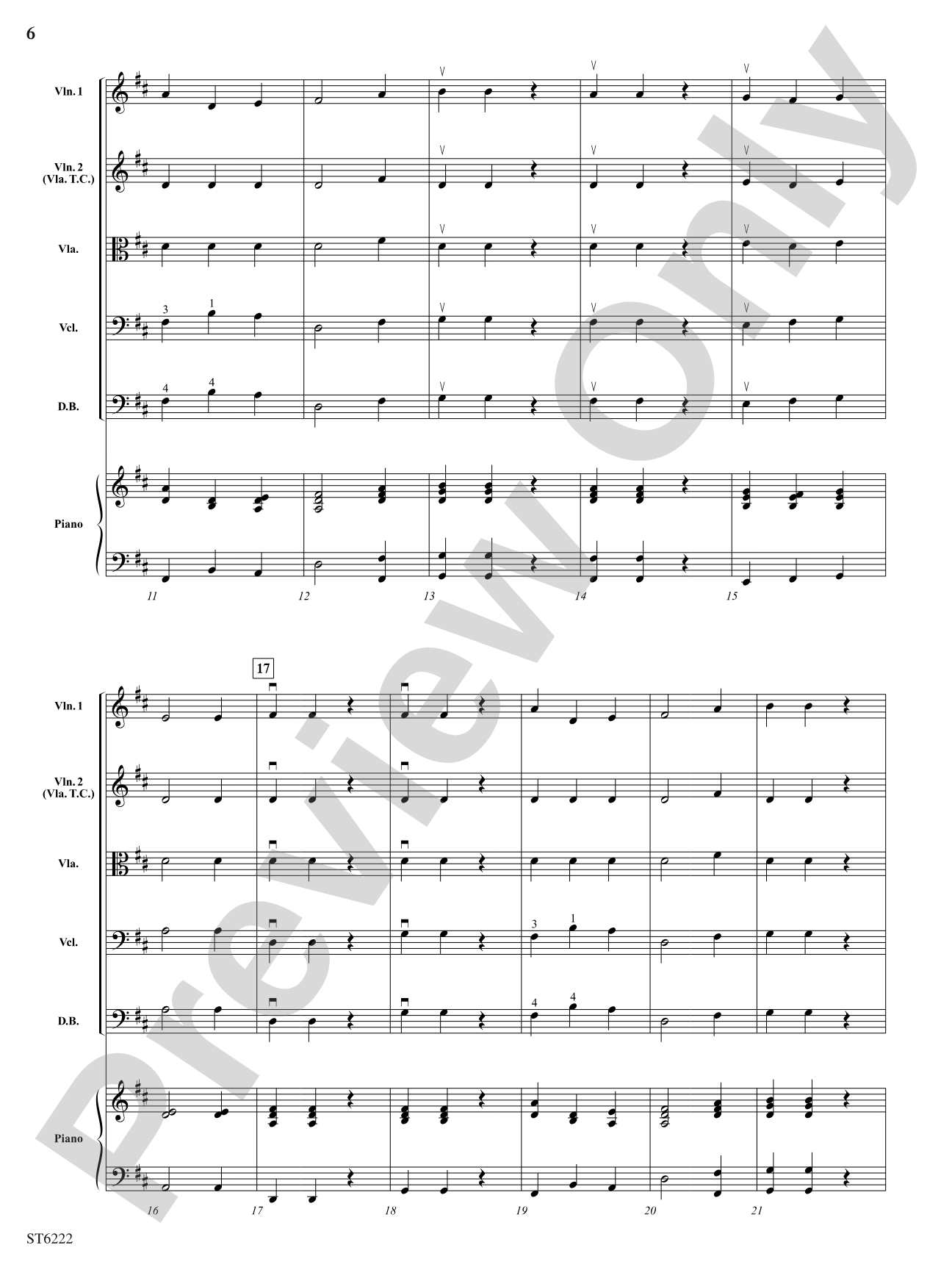 Two Winter Sketches: String Orchestra Conductor Score & Parts