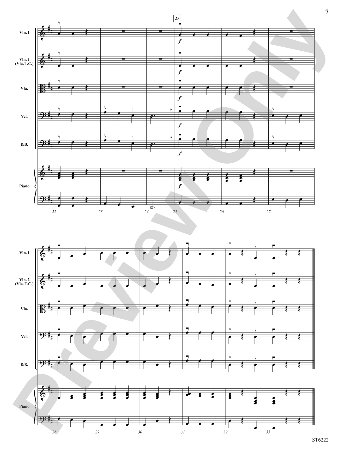 Two Winter Sketches: String Orchestra Conductor Score & Parts