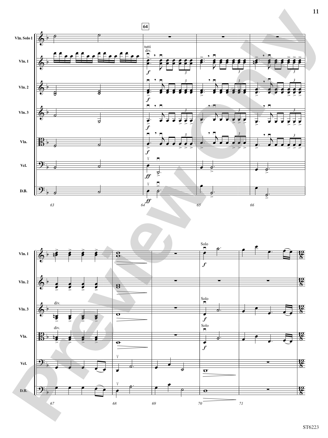Warrior Legacy: String Orchestra Conductor Score & Parts