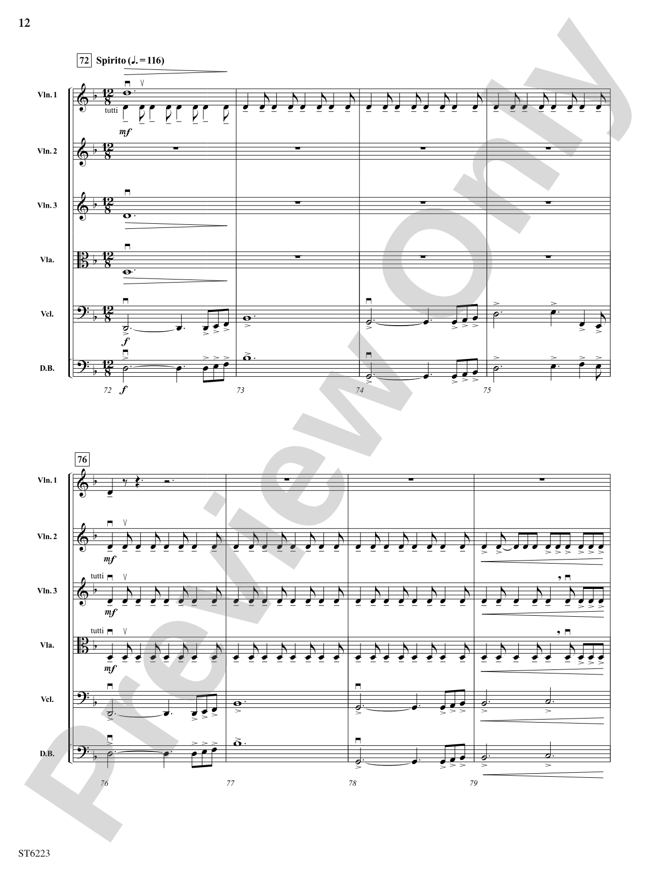 Warrior Legacy: String Orchestra Conductor Score & Parts