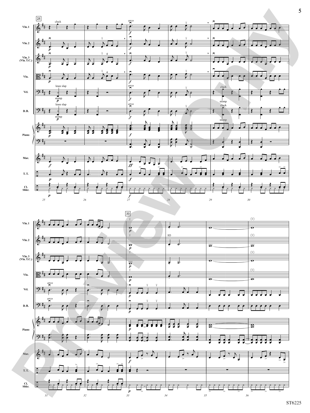 Rhythms of Africa: String Orchestra Conductor Score & Parts